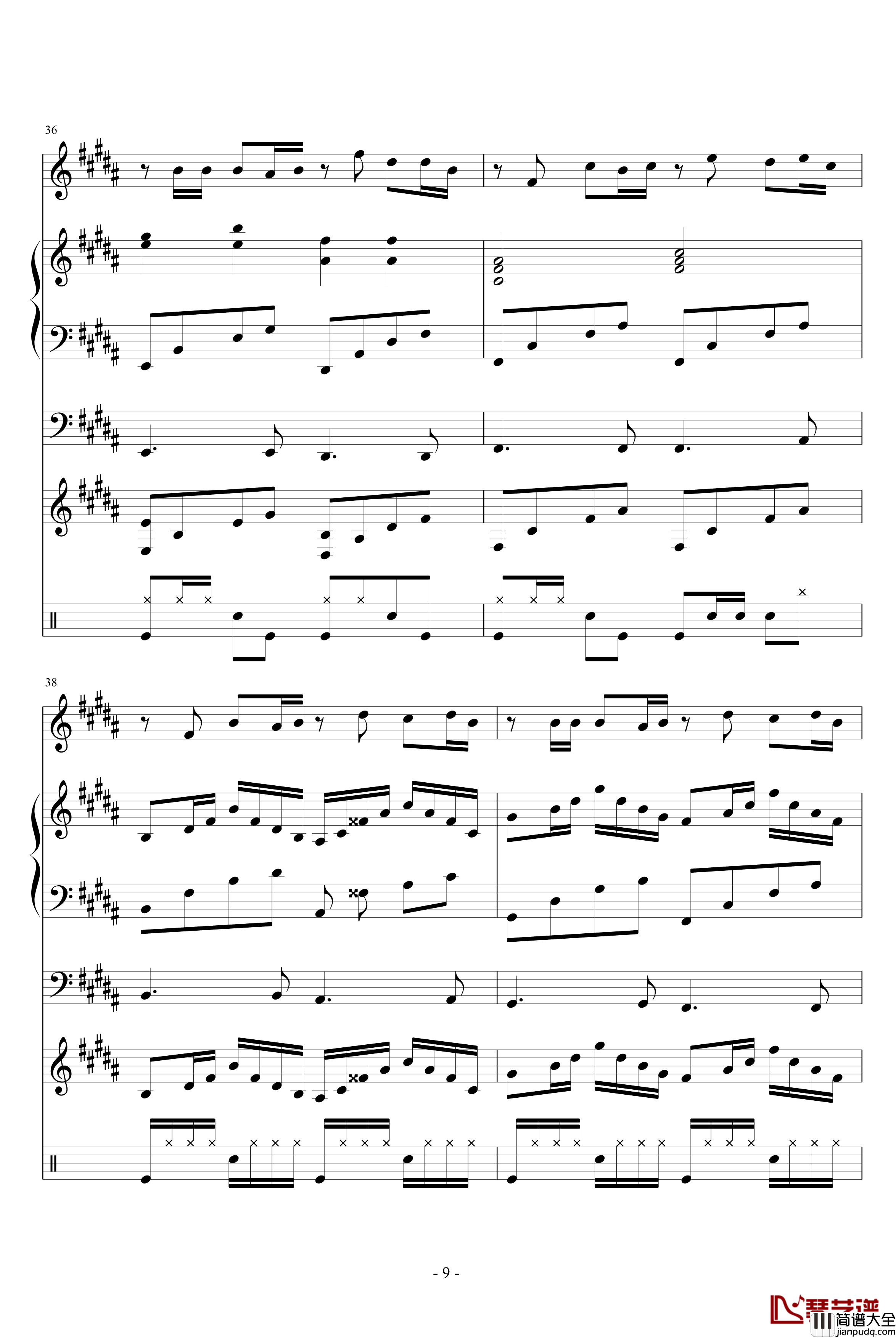 虽然离开钢琴谱_寄暂离虫钢的朋友_血腥残阳