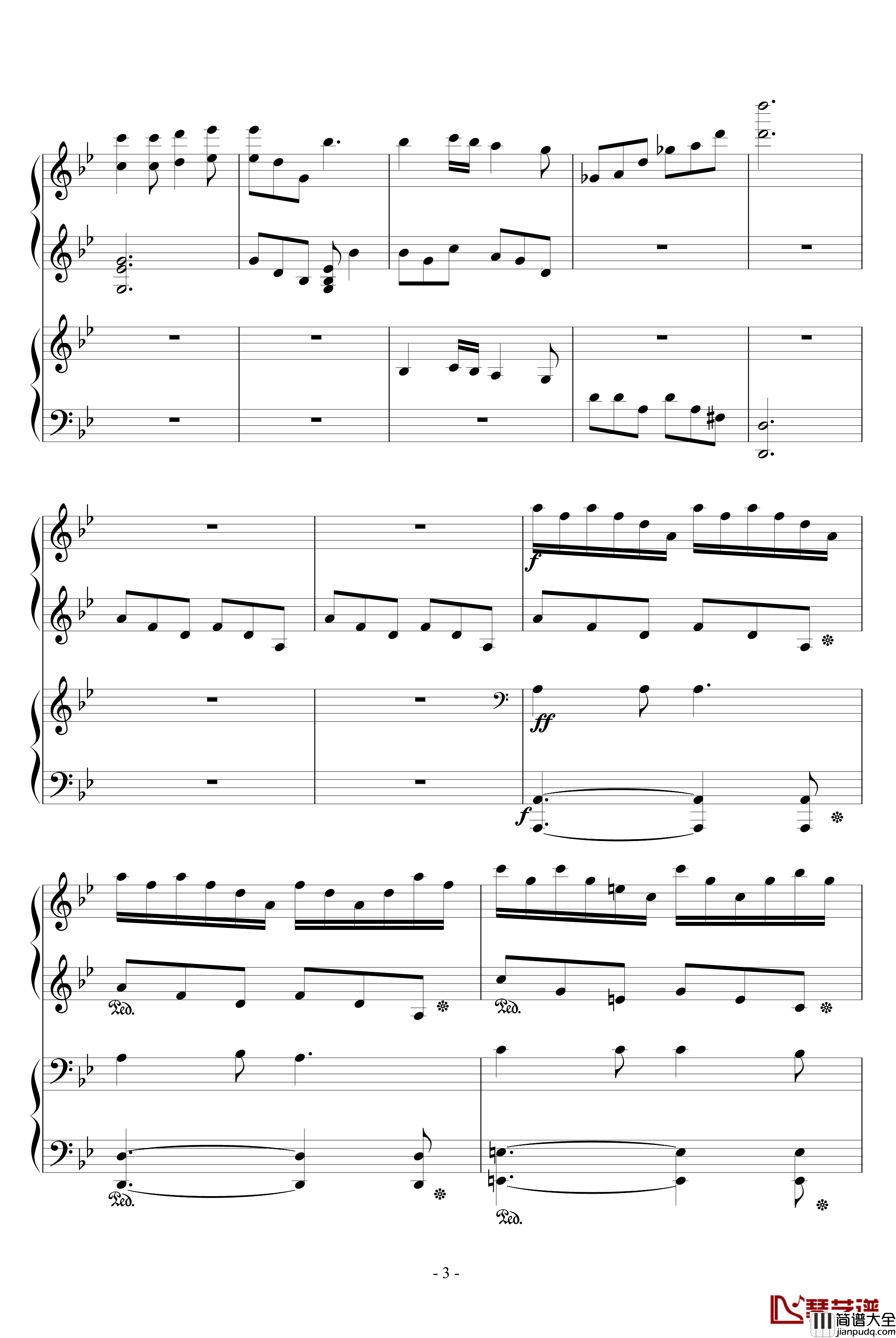 僵尸新娘钢琴谱_Danny_Elfman