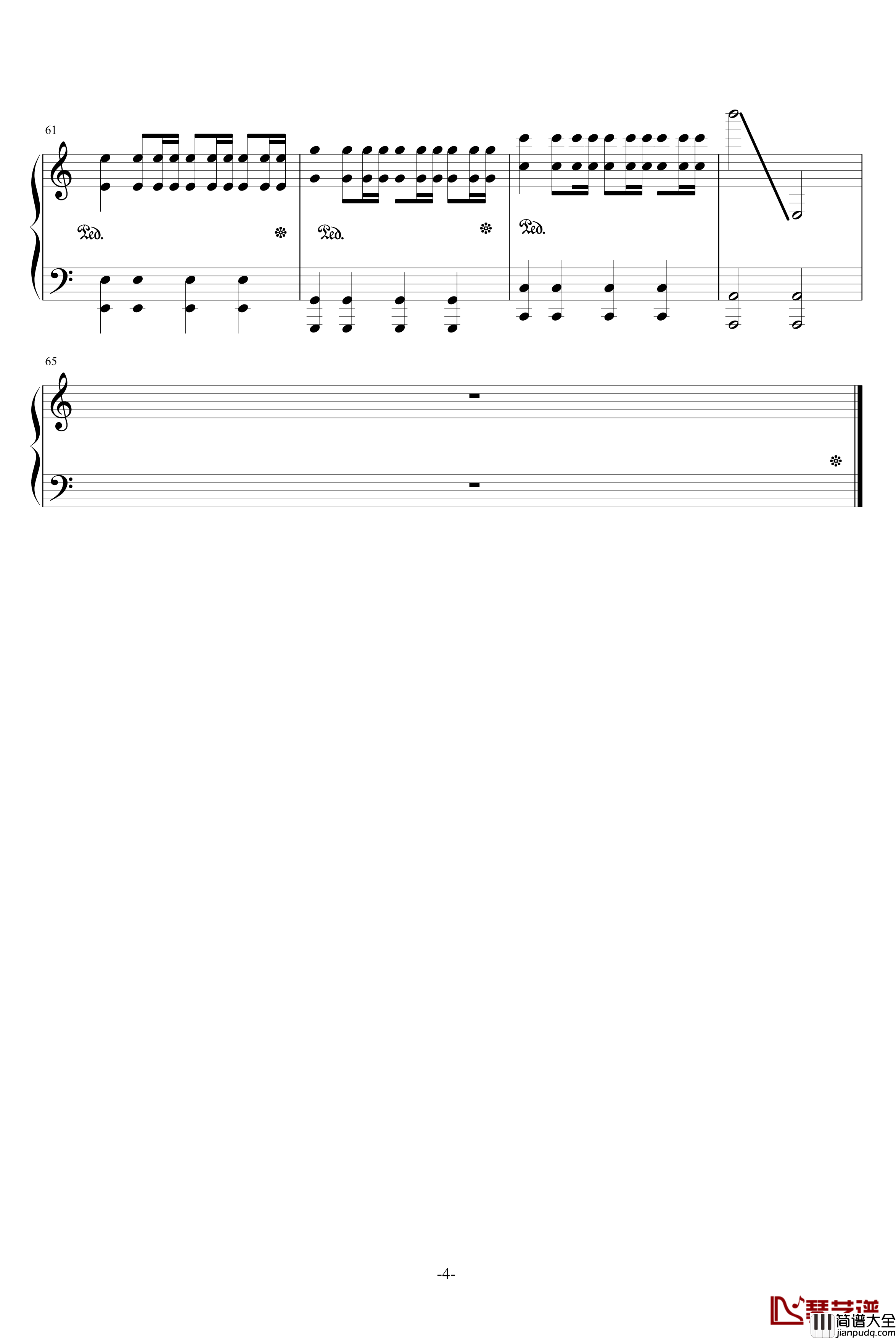 震荡江湖钢琴谱_震寰独奏_rockyou