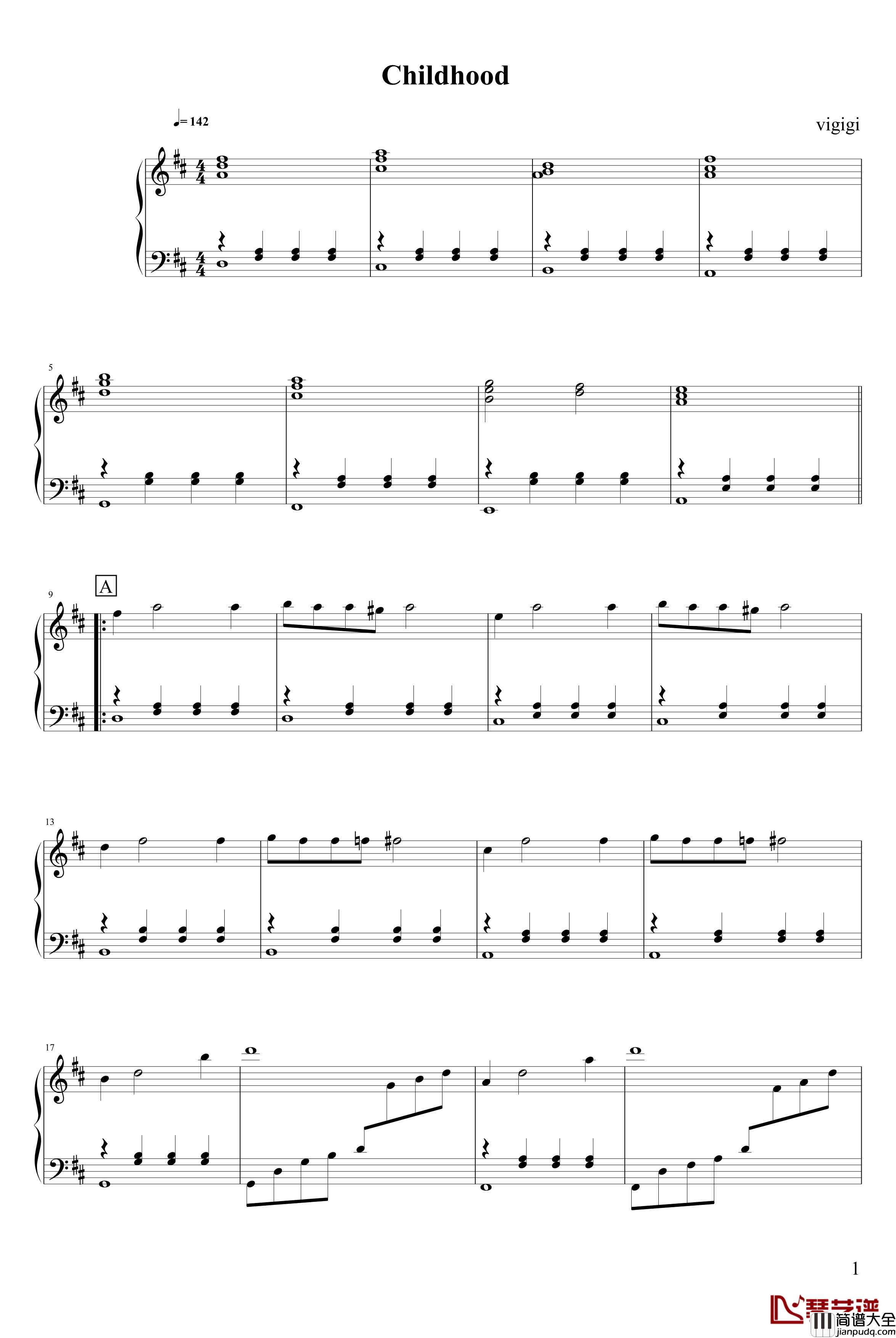 春天华尔兹钢琴谱_childhood.ove_影视