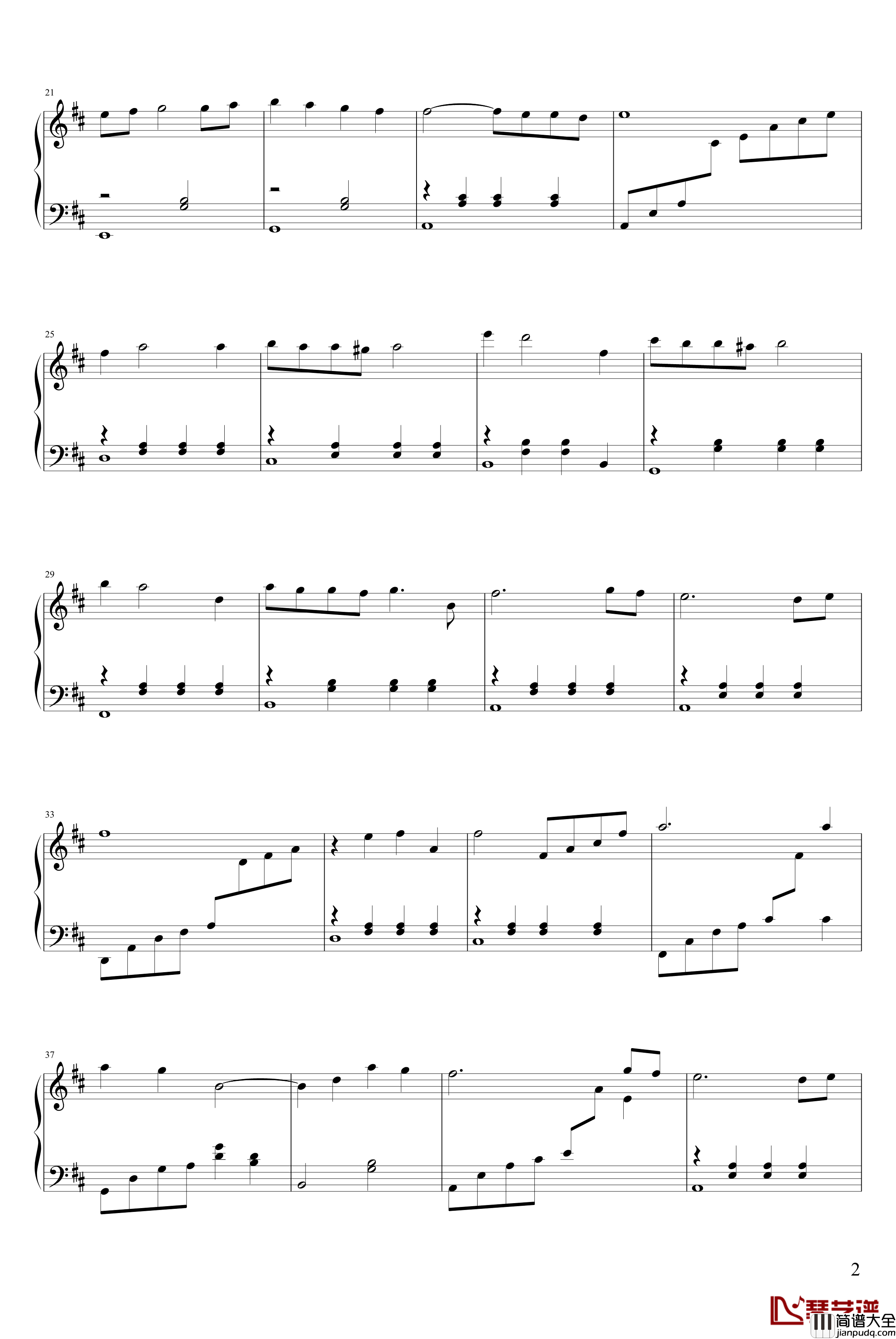 春天华尔兹钢琴谱_childhood.ove_影视