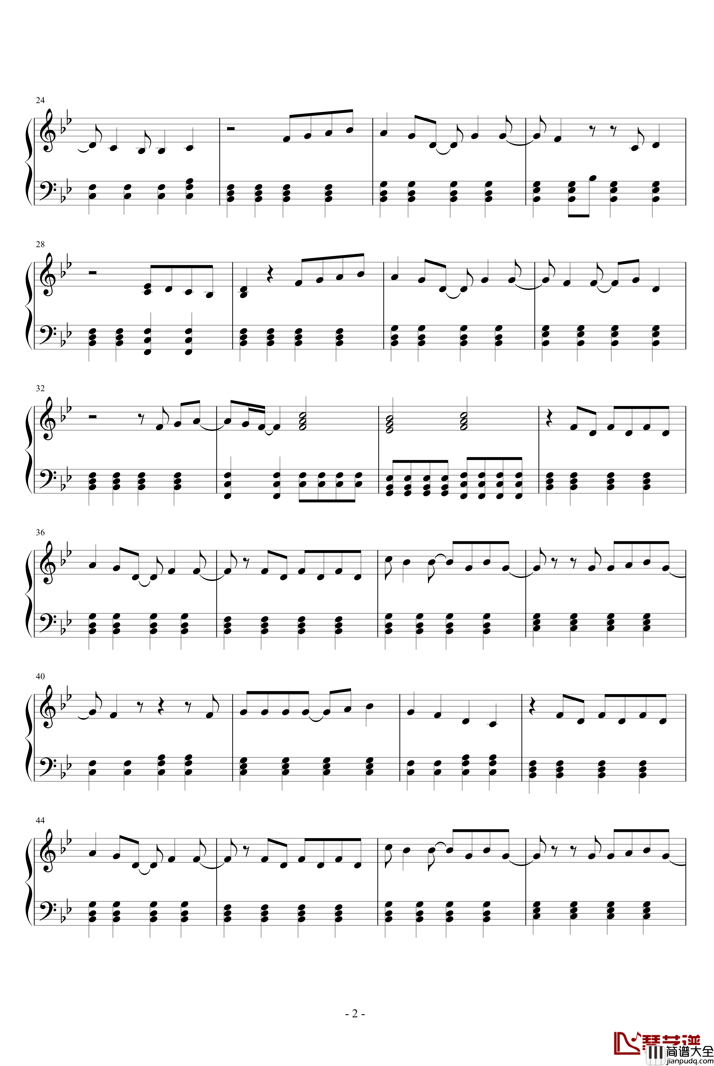 Way_Back_Into_Love钢琴谱_影视