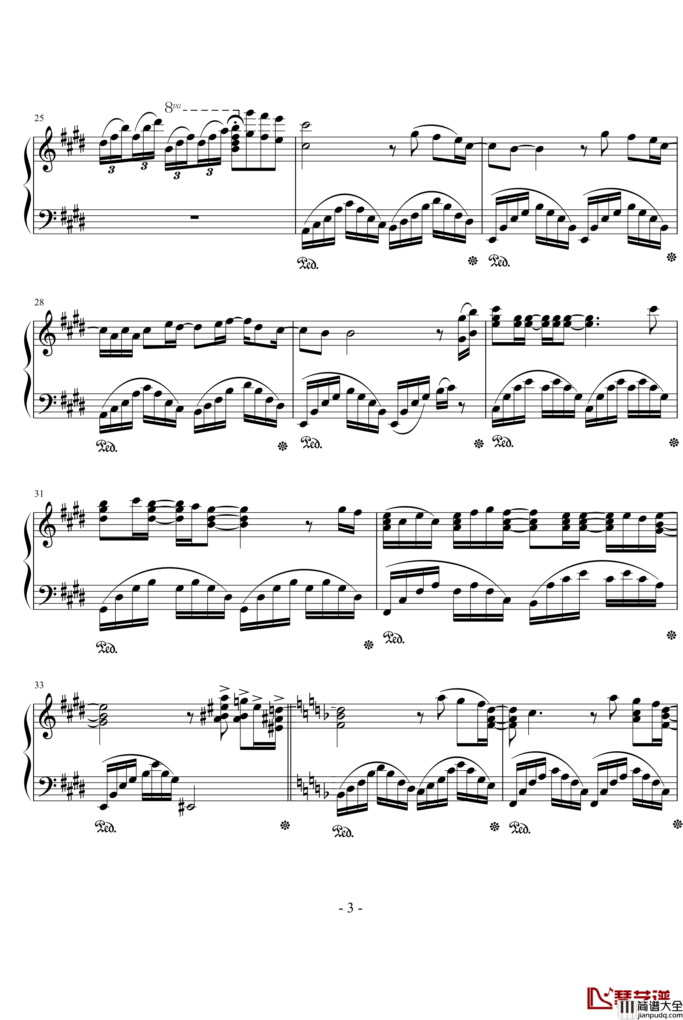 we_are_the_world钢琴谱_我们的地球_克莱德曼