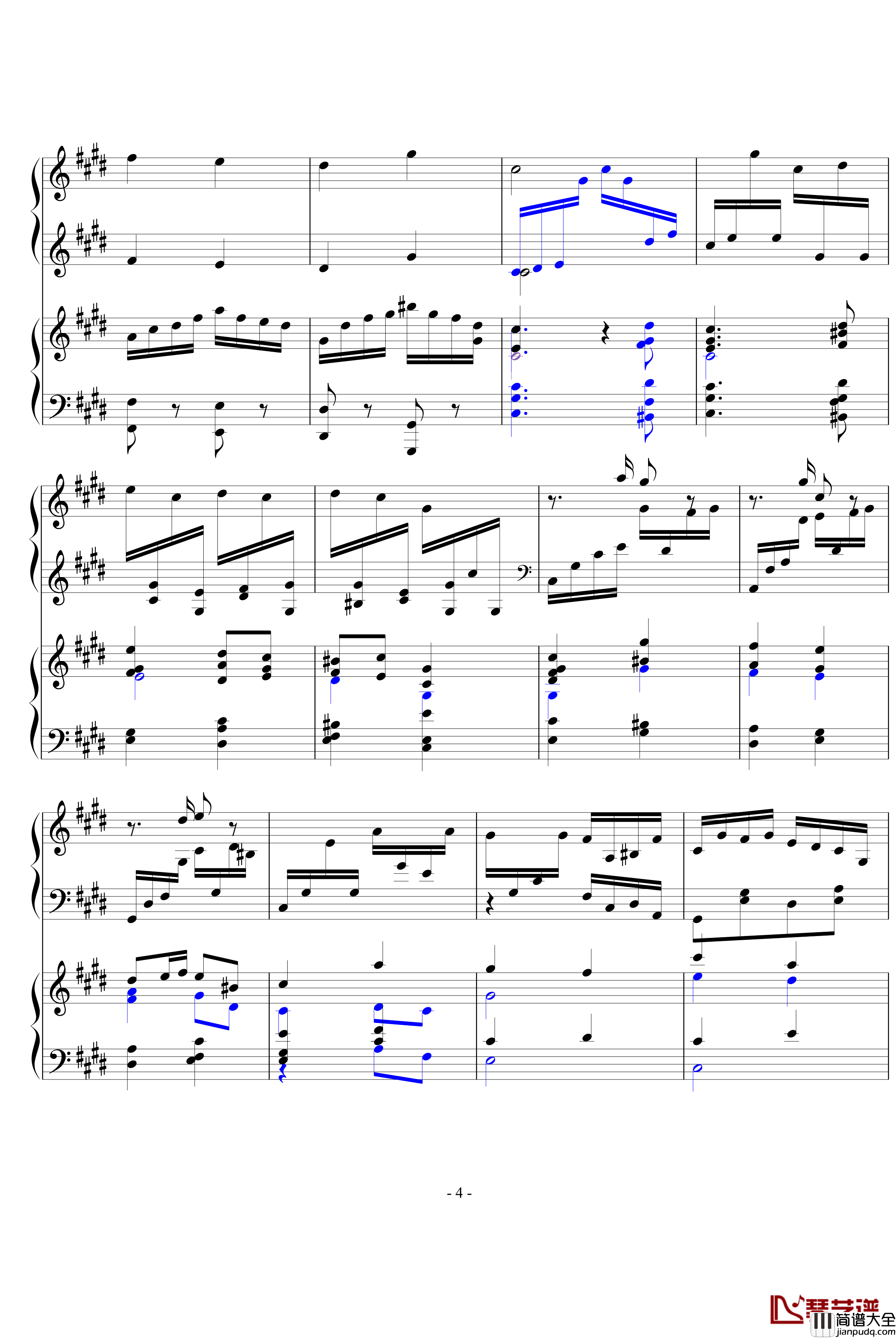 升c小调钢协钢琴谱_一乐章,前部分_希明