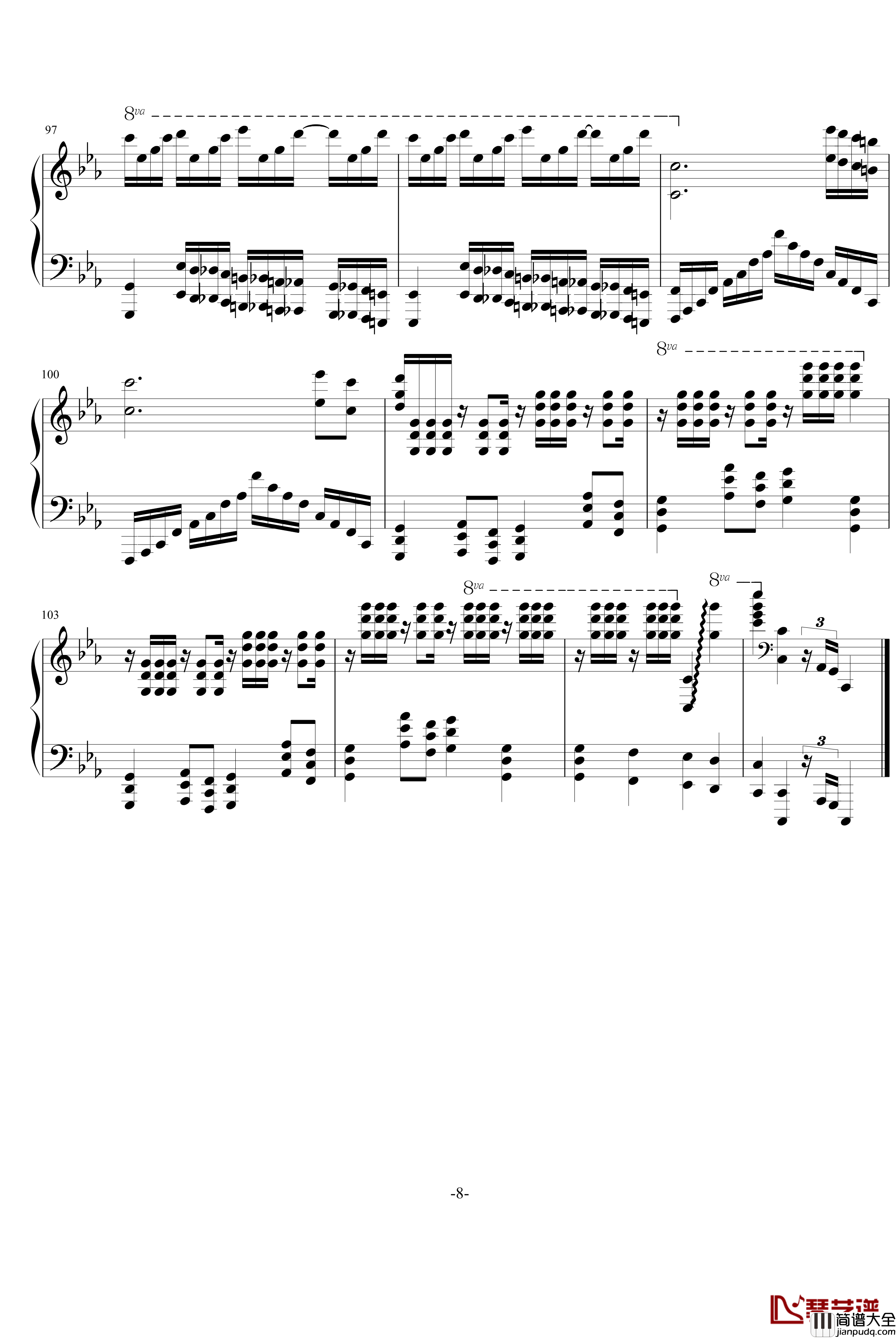 Victory钢琴谱_马克西姆_Maksim_Mrvica