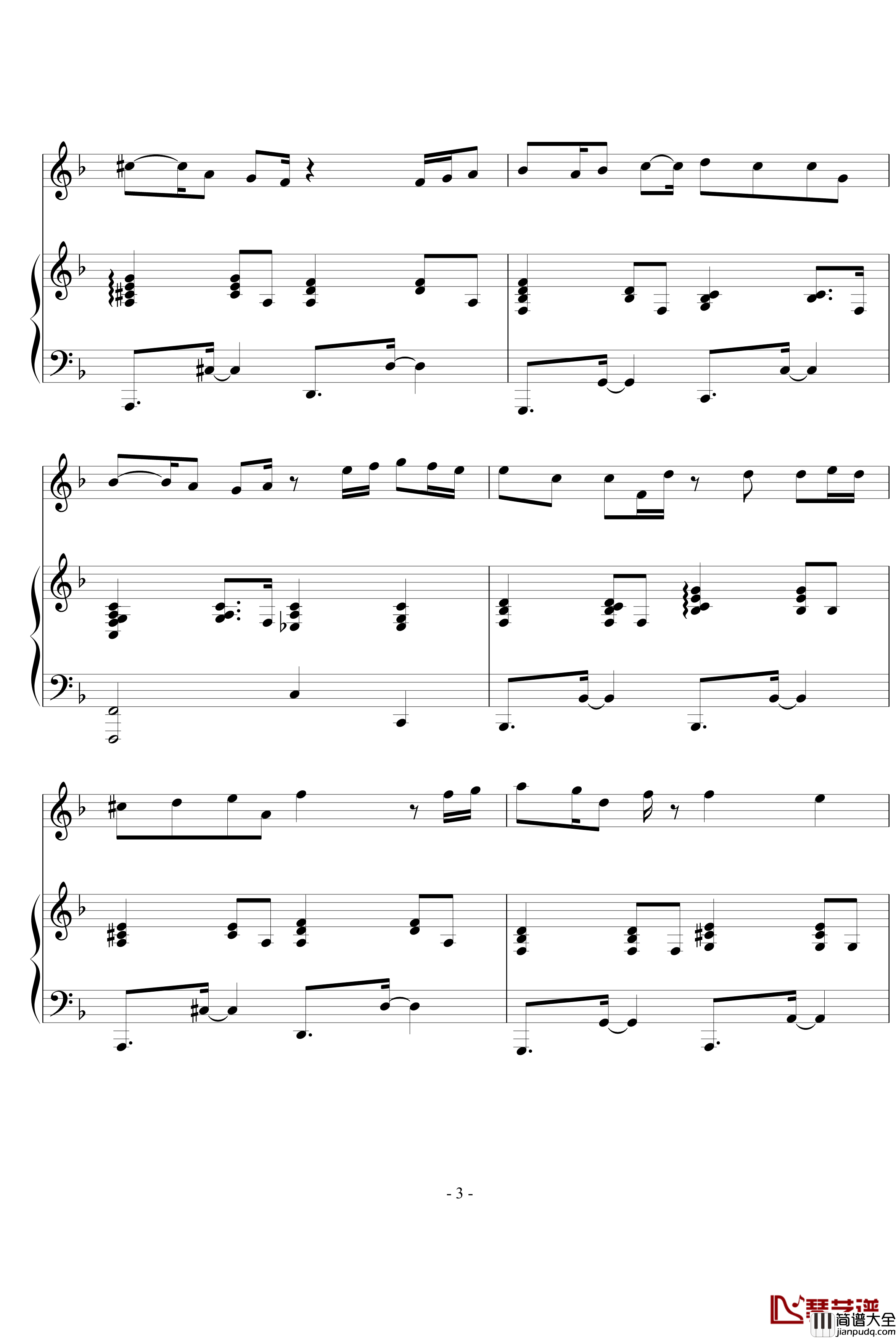 染蓝钢琴谱_lokong作品_WindChou编曲_小爱克