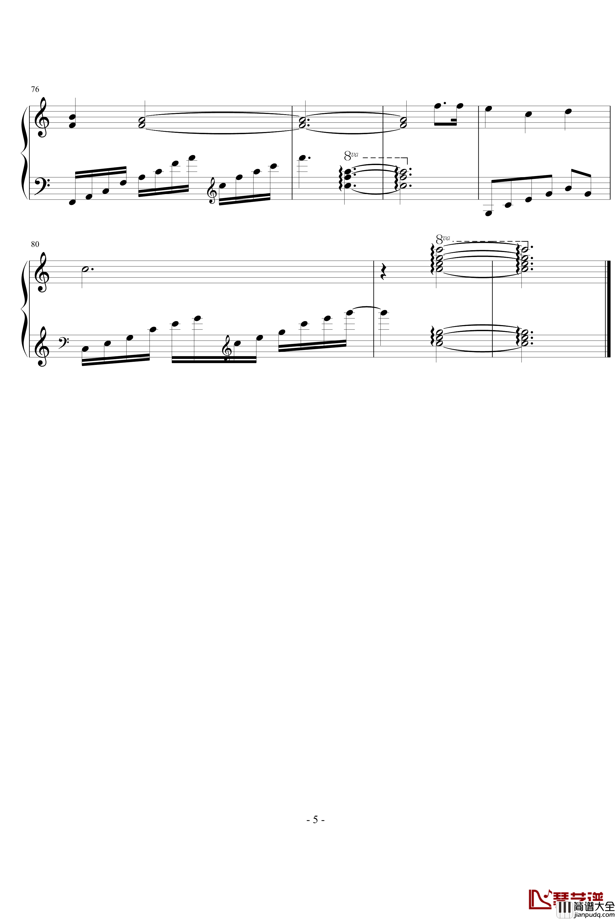 Happy_Birthday_To_Me钢琴谱_兔子