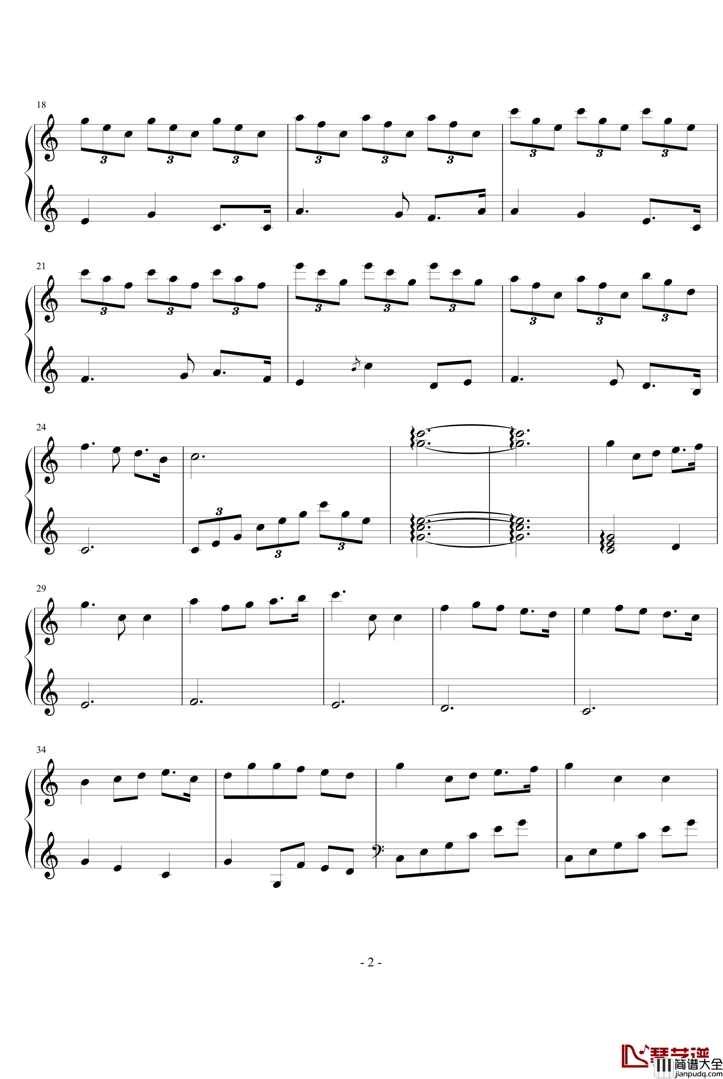 Happy_Birthday_To_Me钢琴谱_兔子