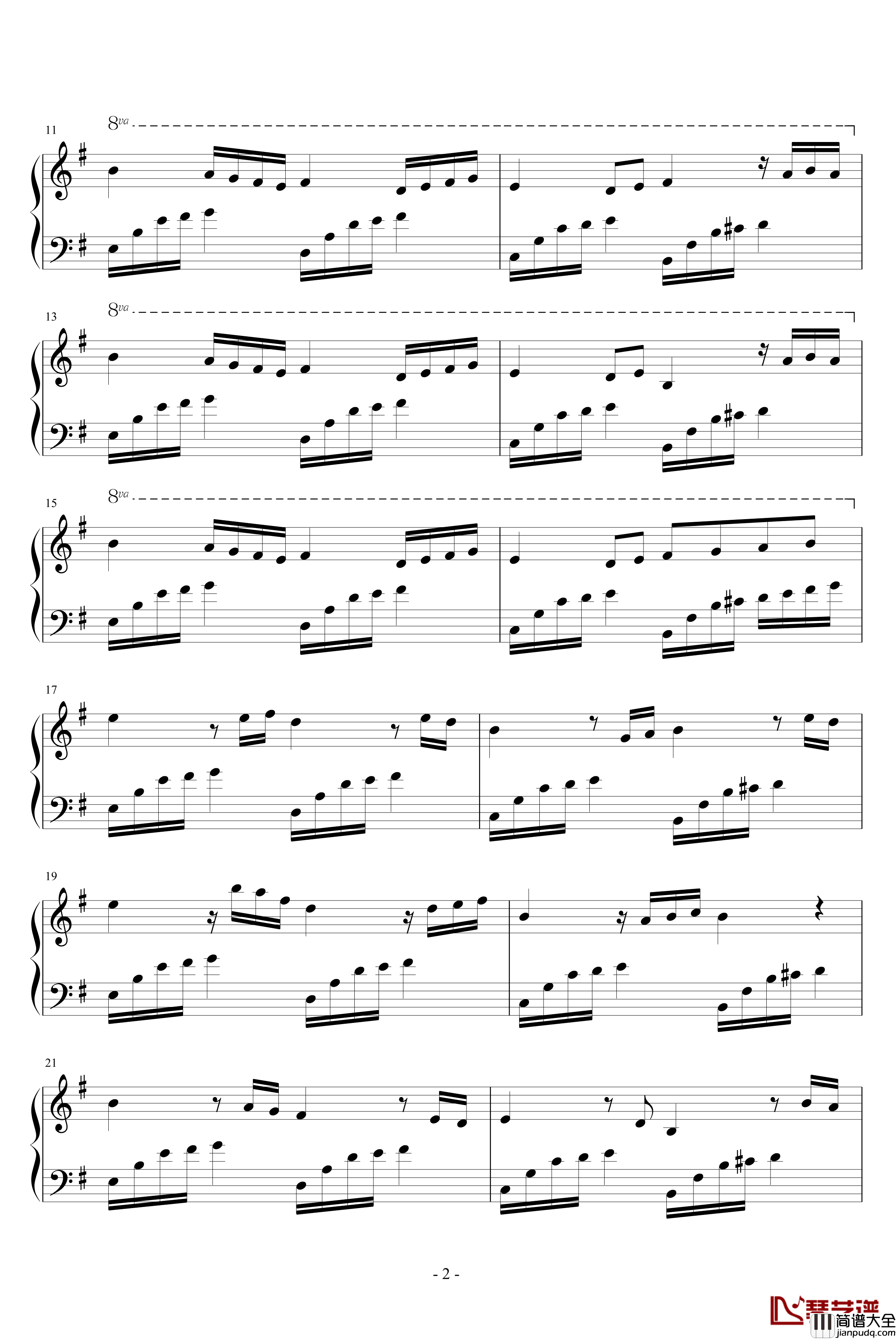 怜钢琴谱_弑雪寒