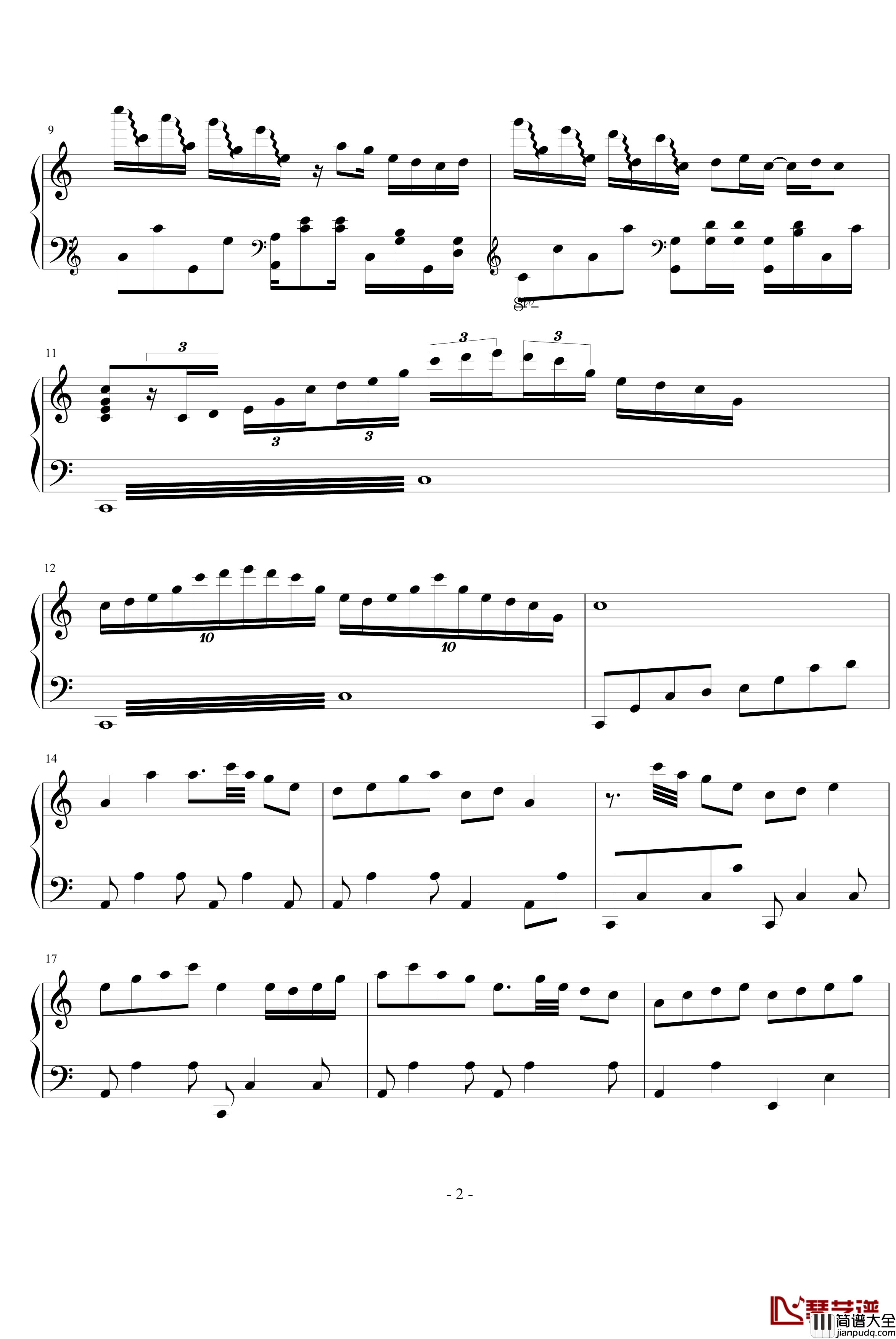 漂流钢琴谱_文武贝