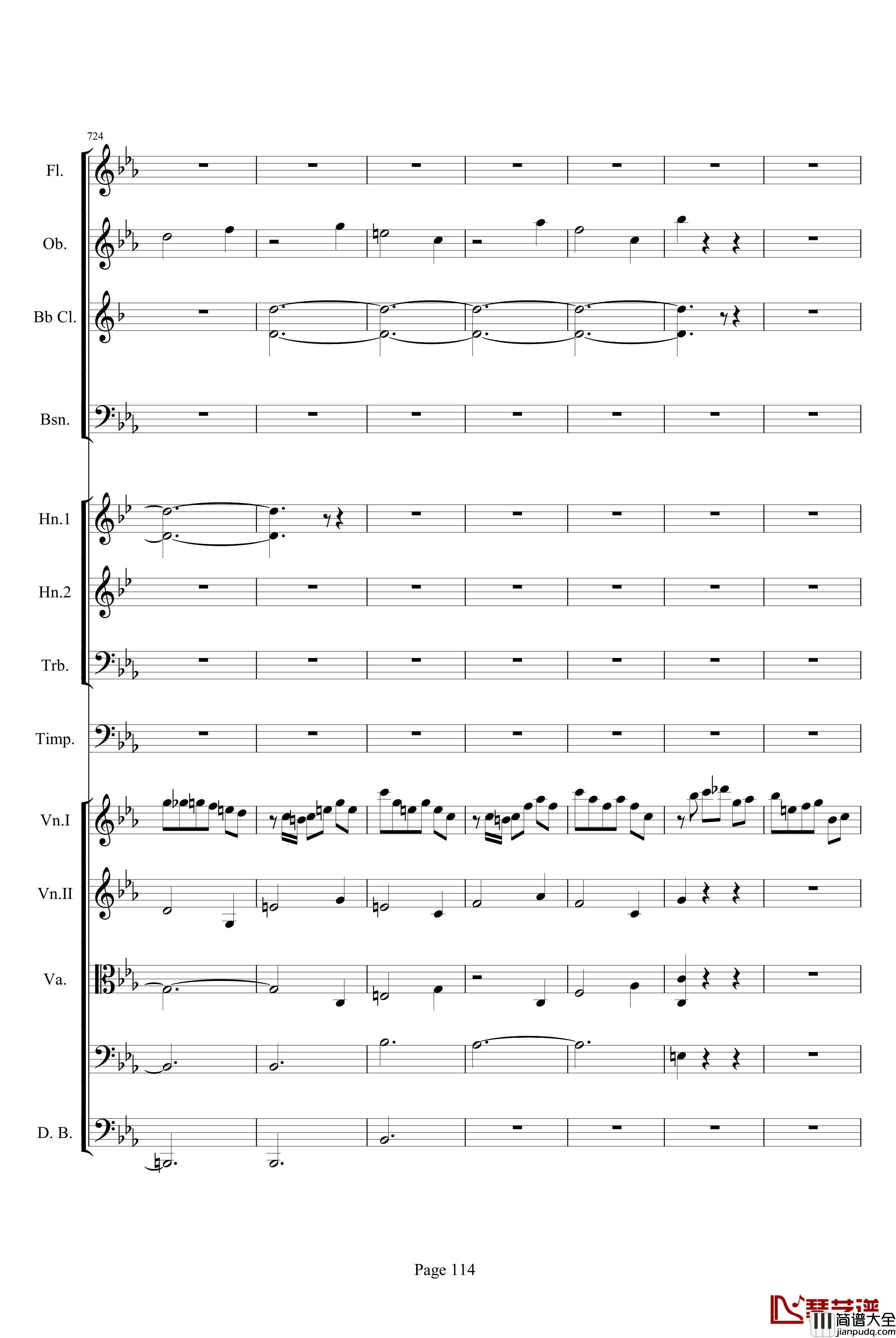 第三交响曲第一乐章_贝多芬_钢琴谱