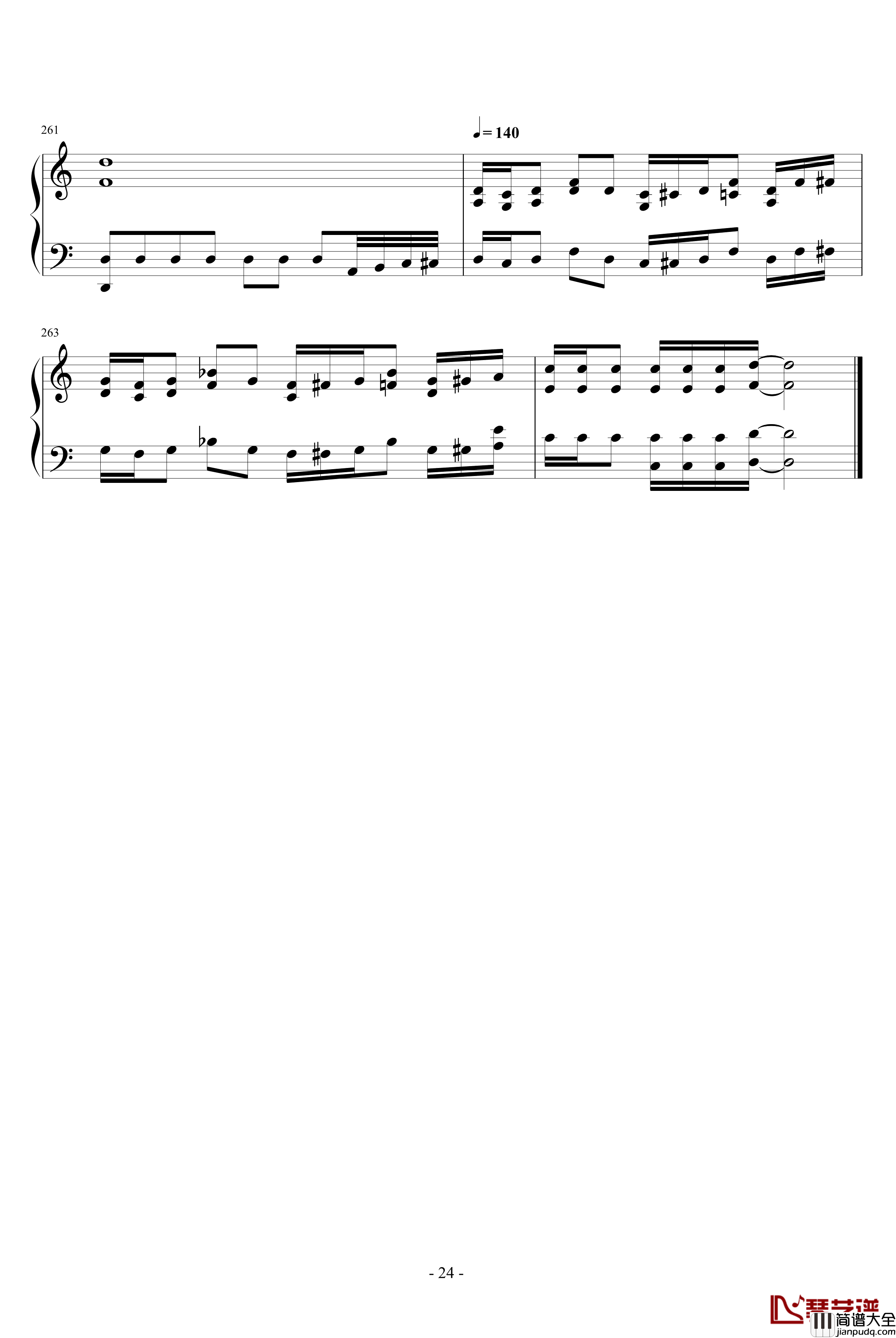 FC赤影战士音乐全集钢琴谱_钢琴版_游戏