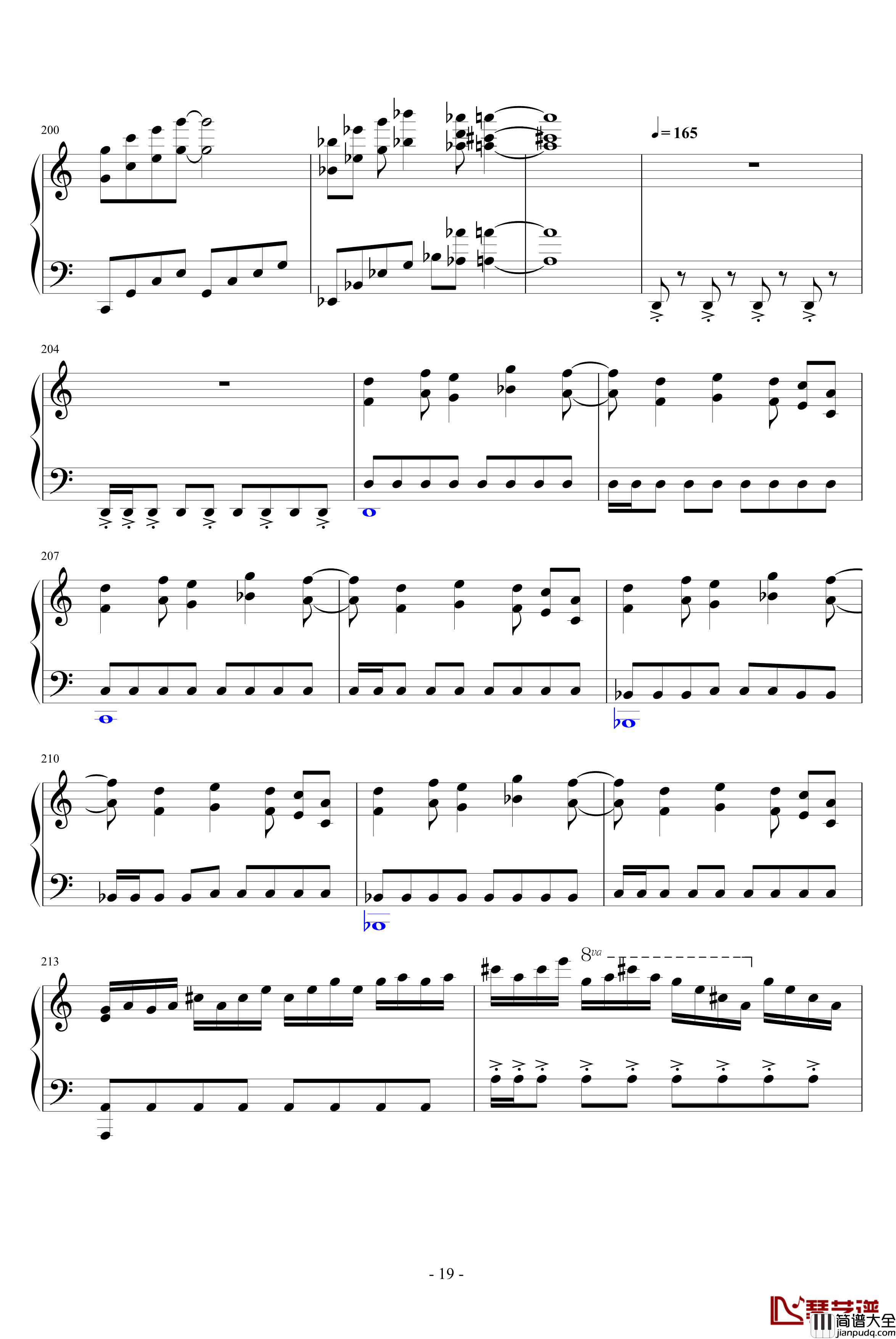 FC赤影战士音乐全集钢琴谱_钢琴版_游戏