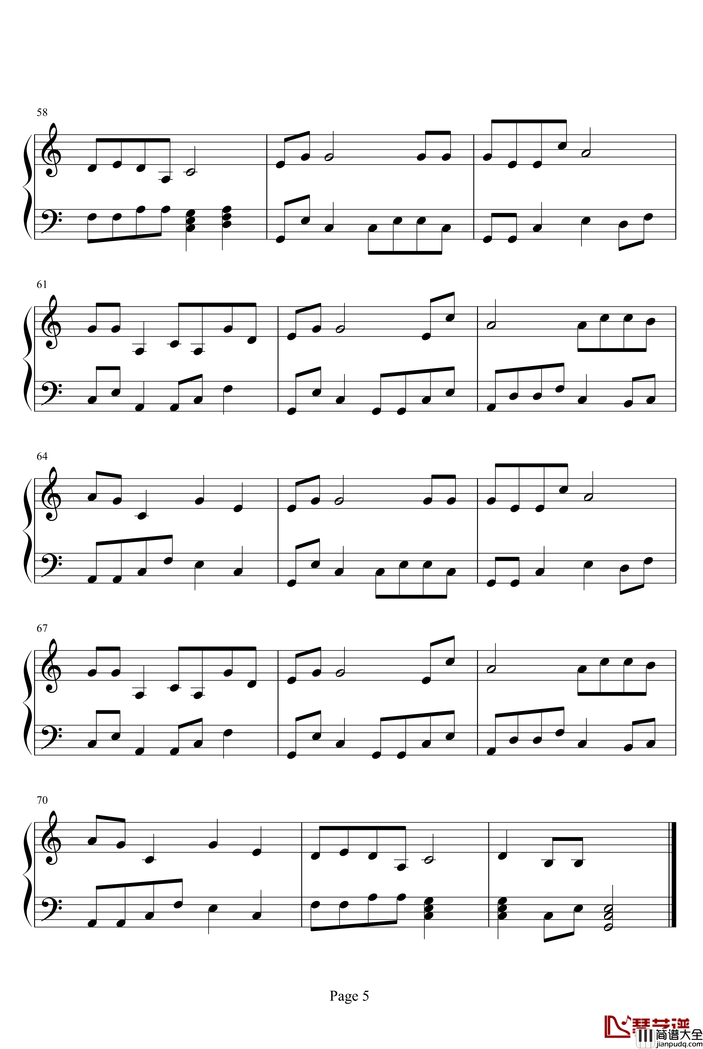 一梦千年钢琴谱_罗军