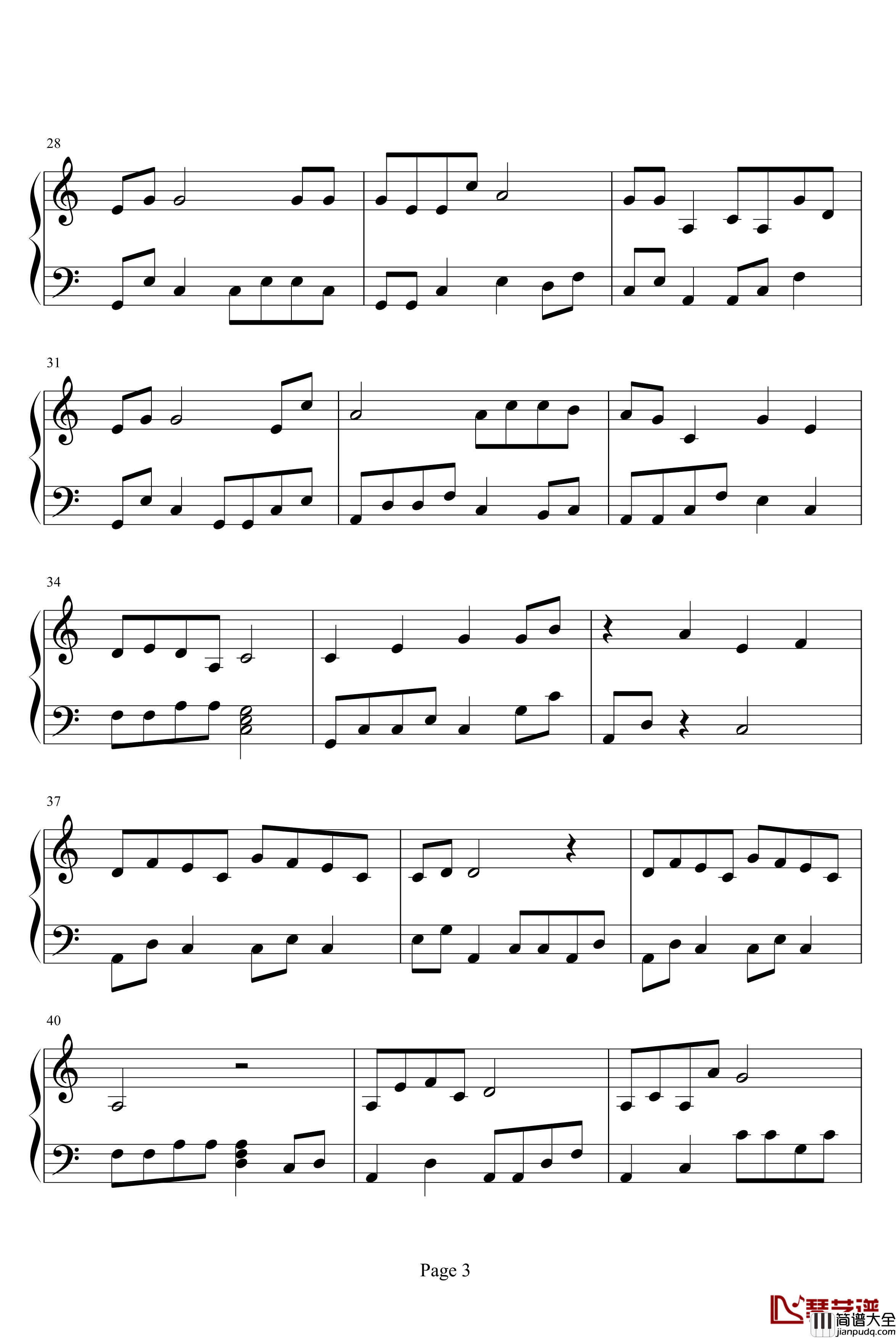 一梦千年钢琴谱_罗军