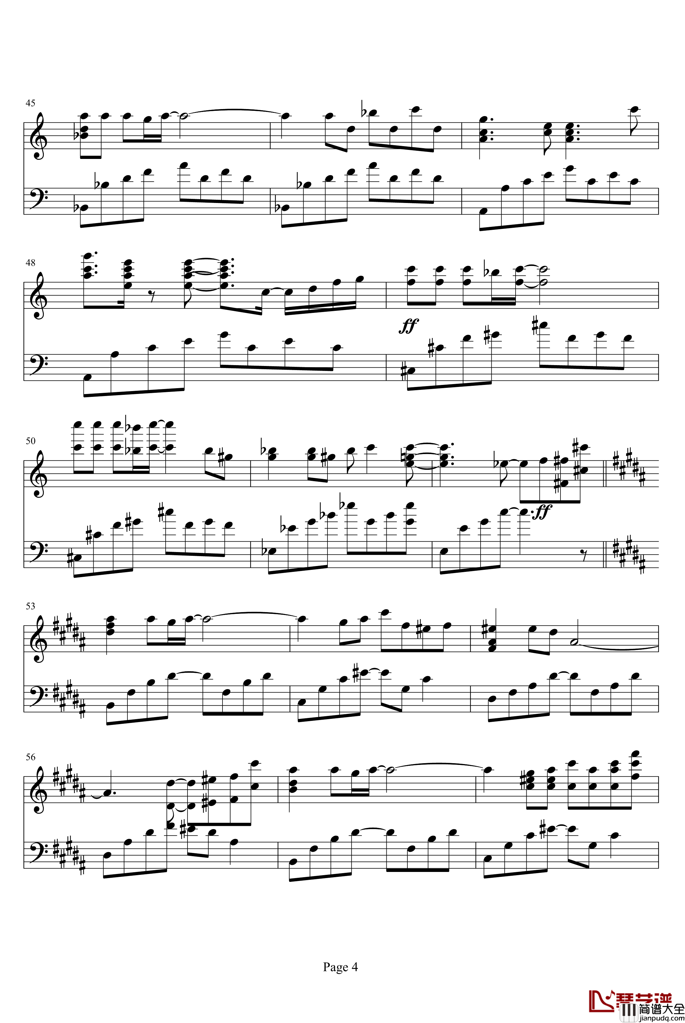 AIR钢琴谱_羽根_动漫影视