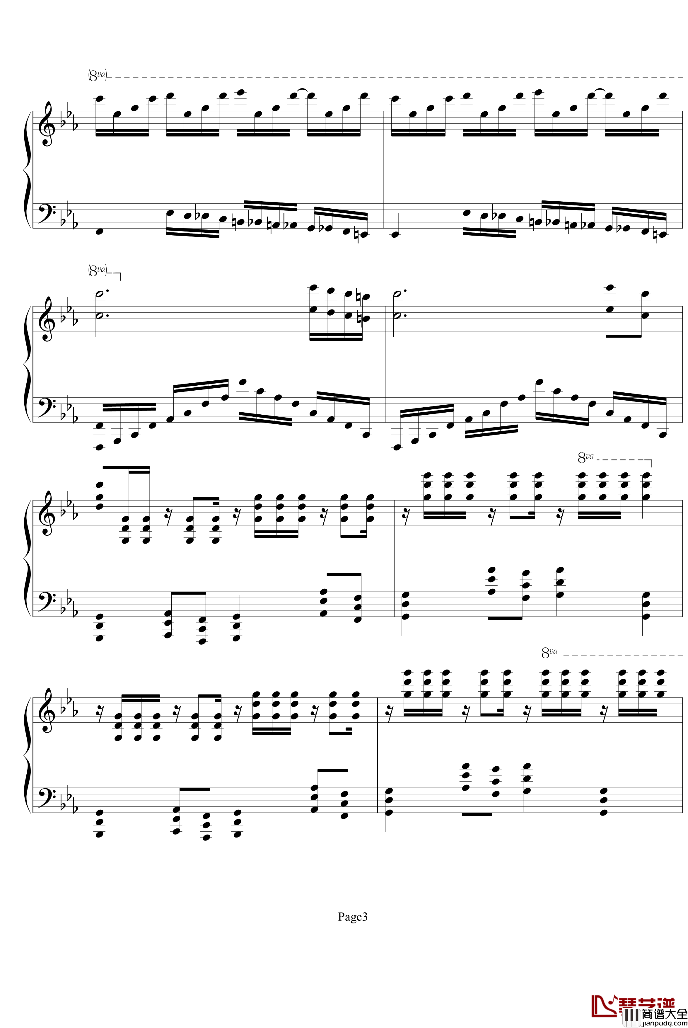 Victory钢琴谱_电音版_马克西姆_Maksim·Mrvica