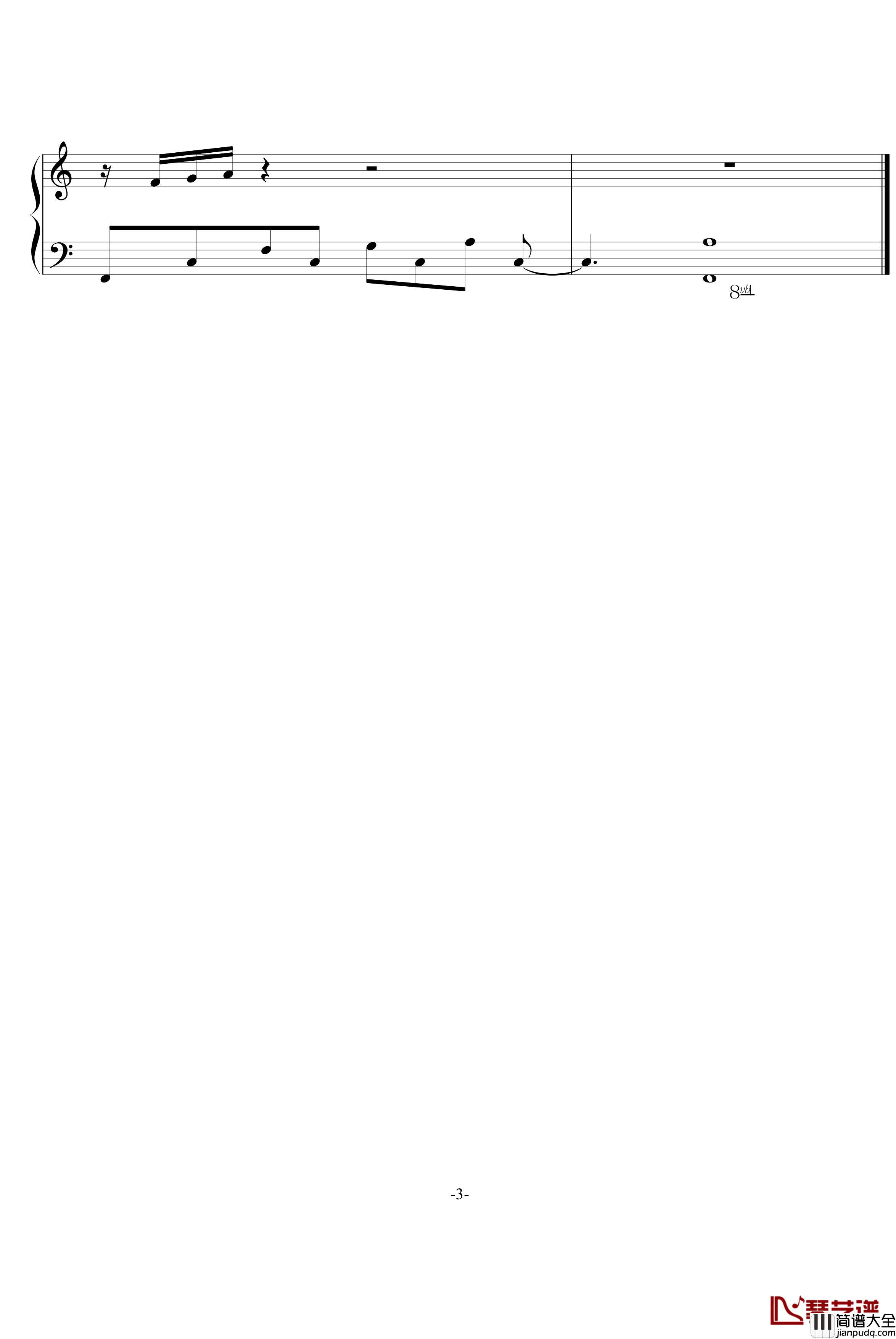 迷雾钢琴谱_你看那