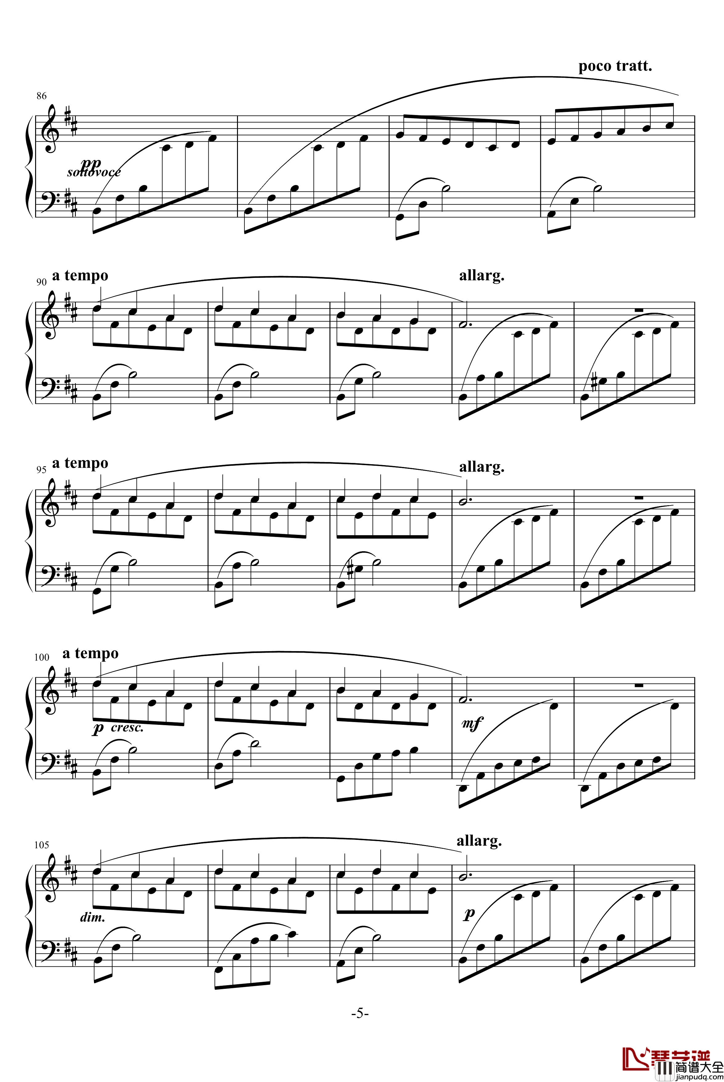 le_onde钢琴谱_Ludovico_Einaudi