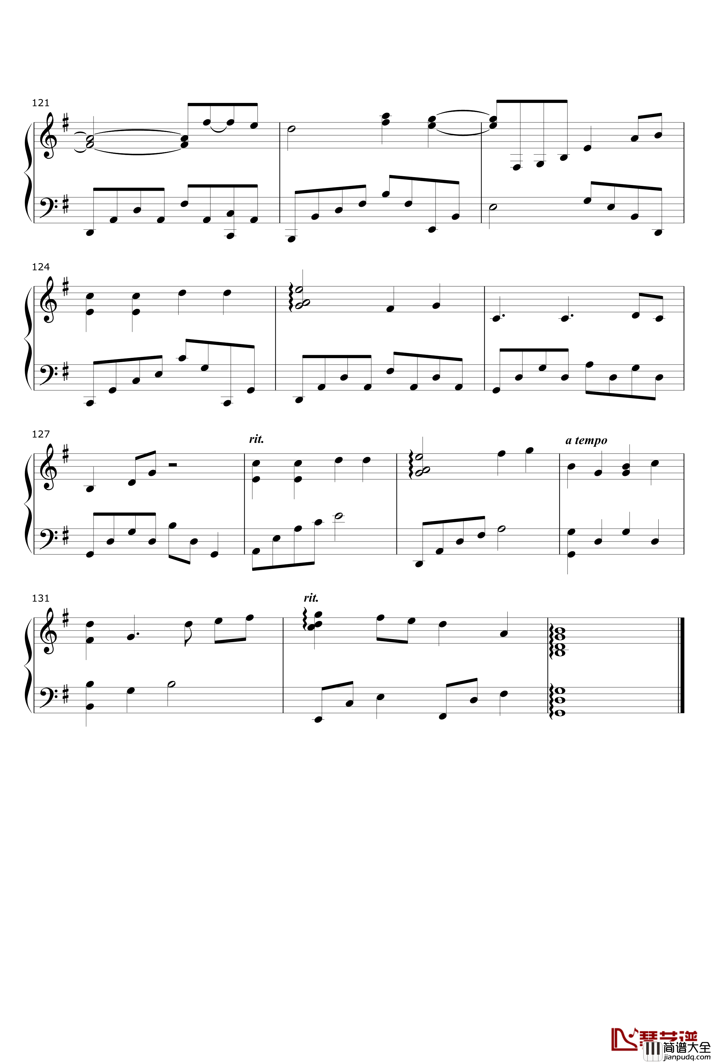 三十日钢琴谱_保持爱你插曲_侧田