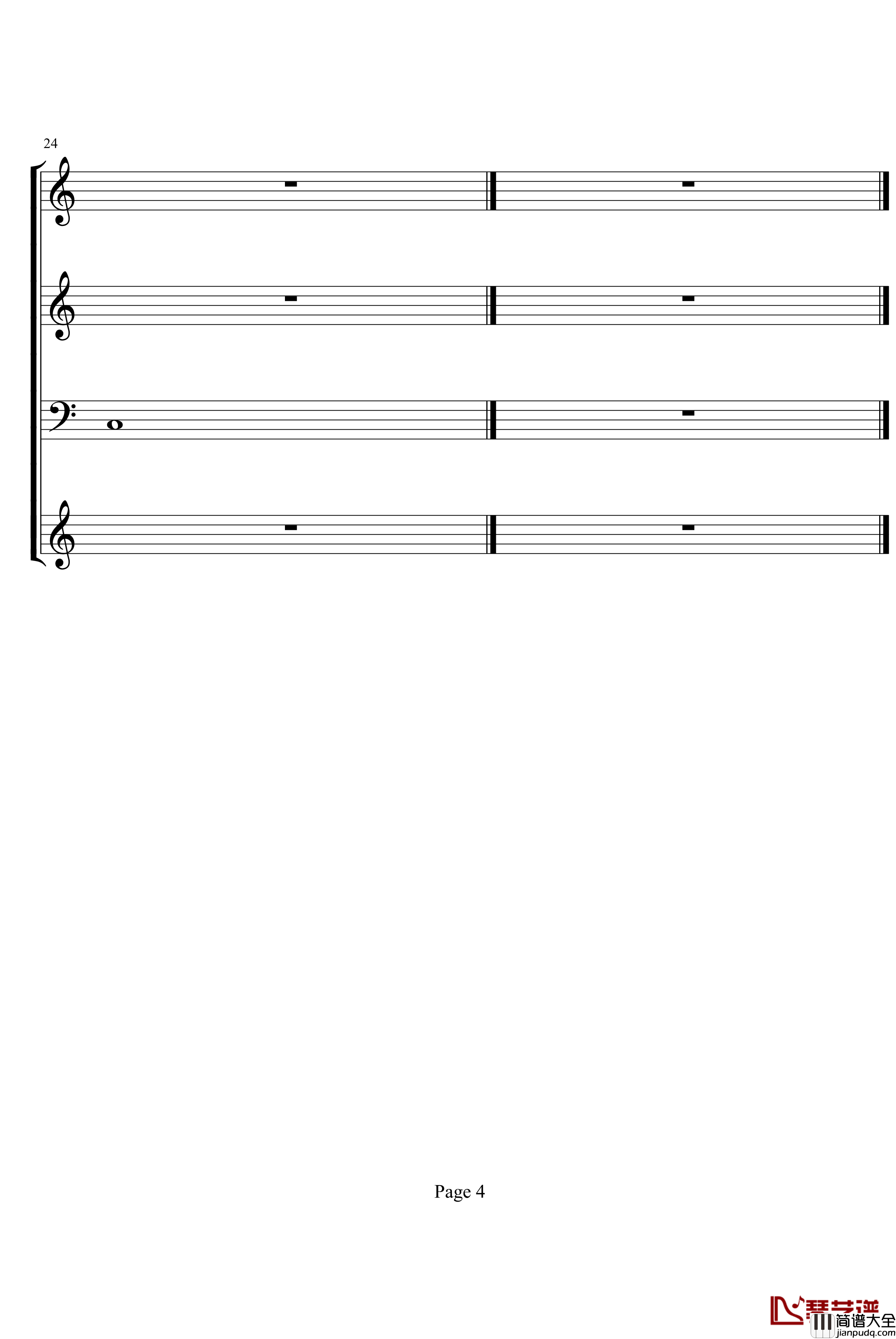 忆珍钢琴谱_为雪写歌