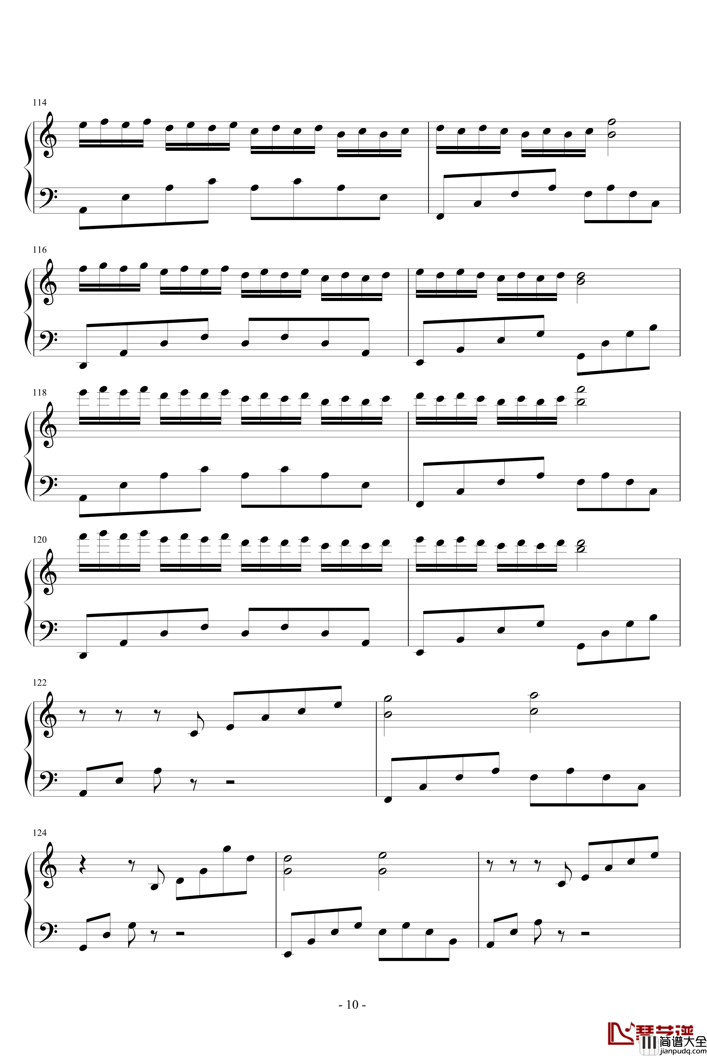 郭栋第一号幻想曲钢琴谱_282126869