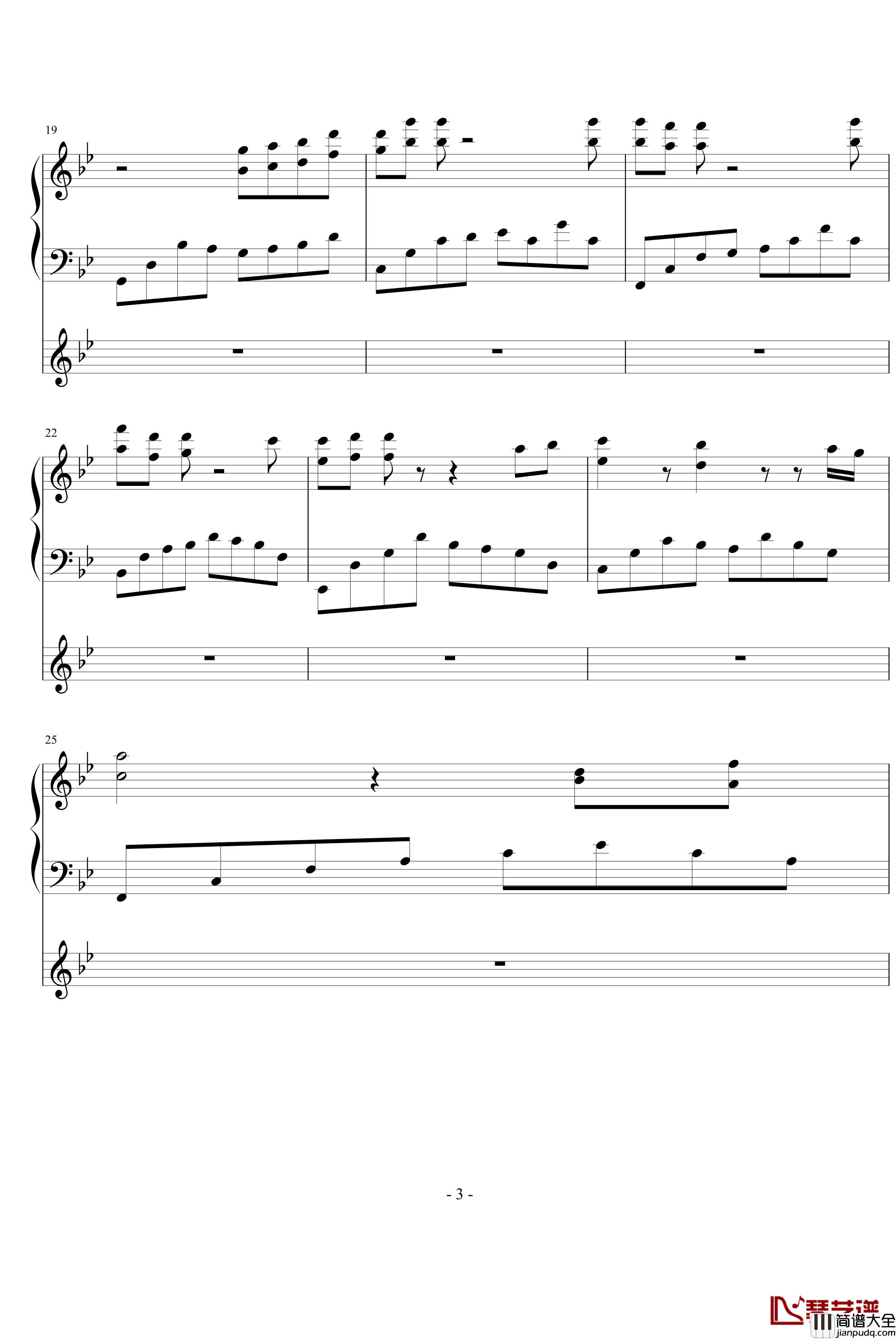 葬爱钢琴谱_ellocz