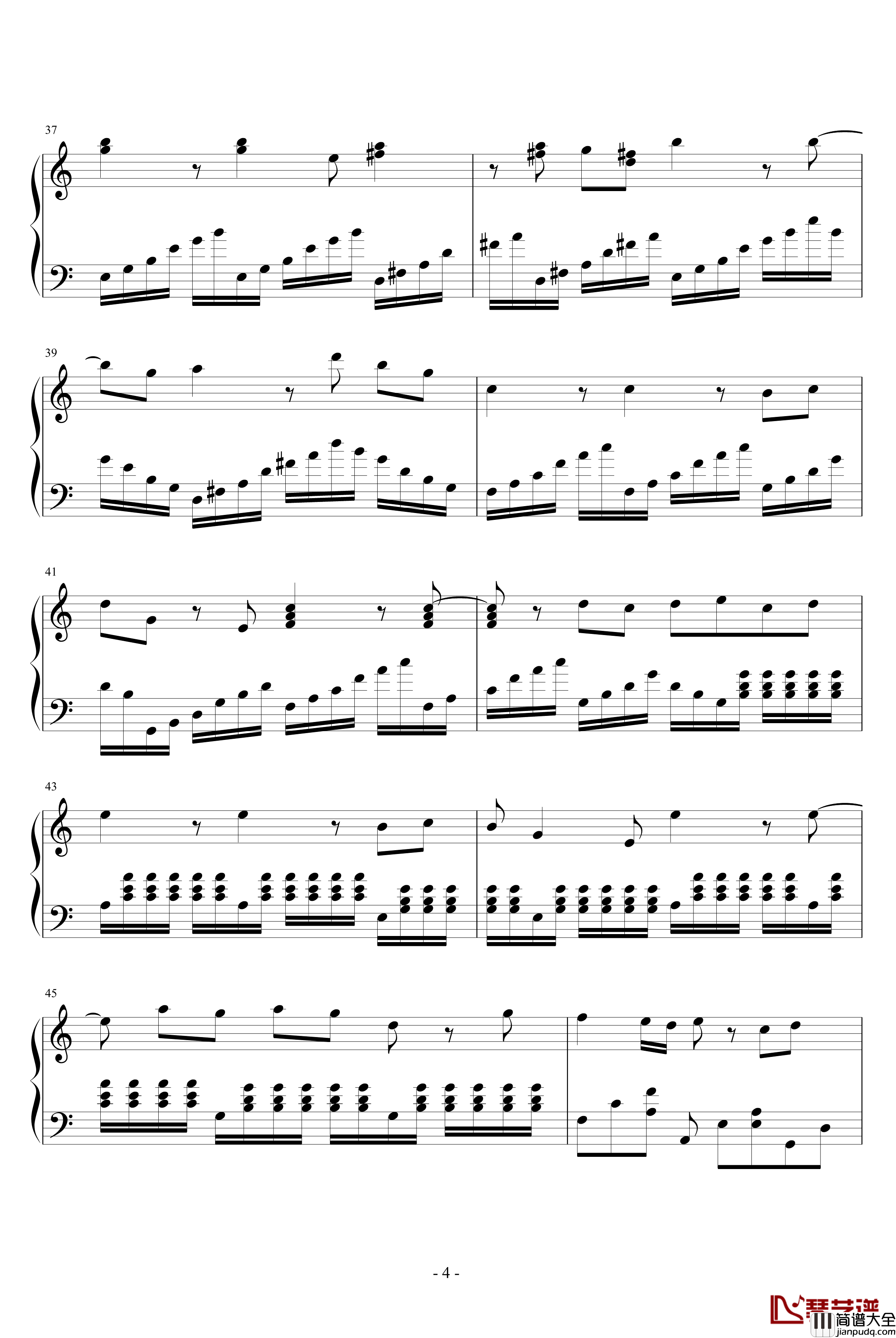 寻找自由,摆脱束缚钢琴谱_飞丝