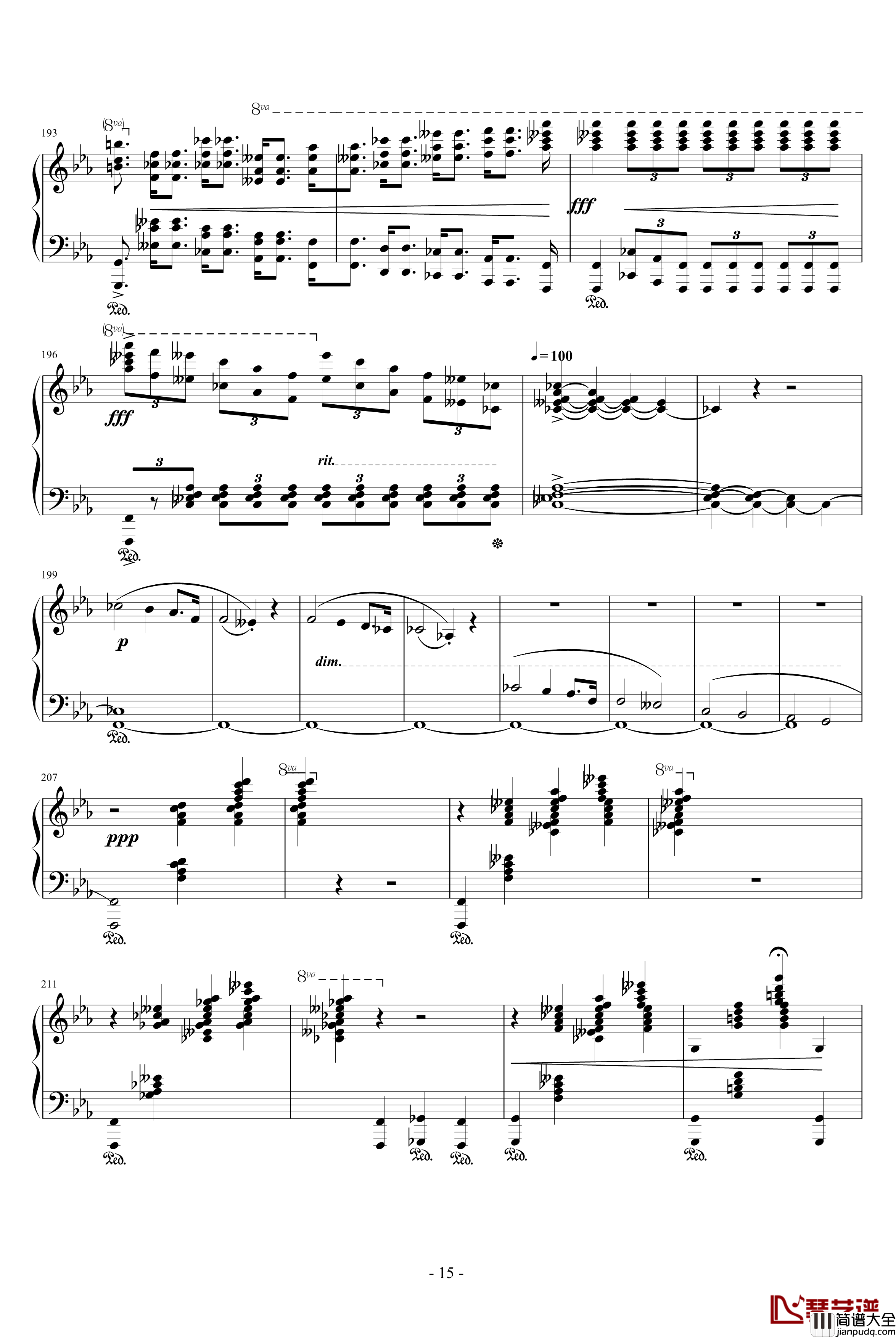 “肖邦革命幻想曲钢琴谱_肖邦_chopin