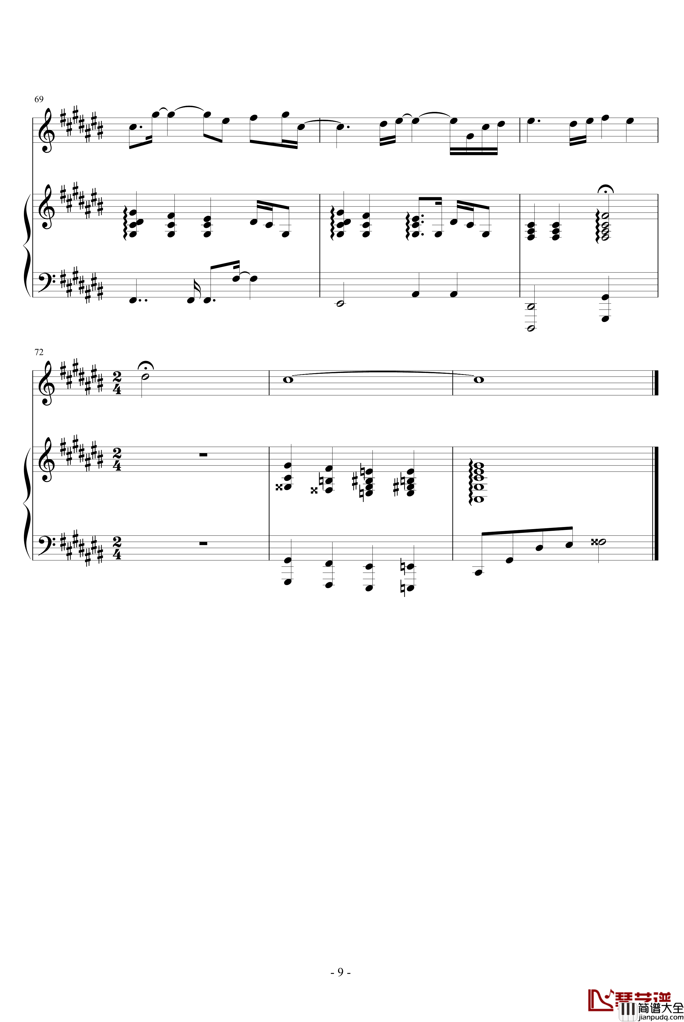 黑色幽默钢琴谱_原版伴奏弹唱_周杰伦