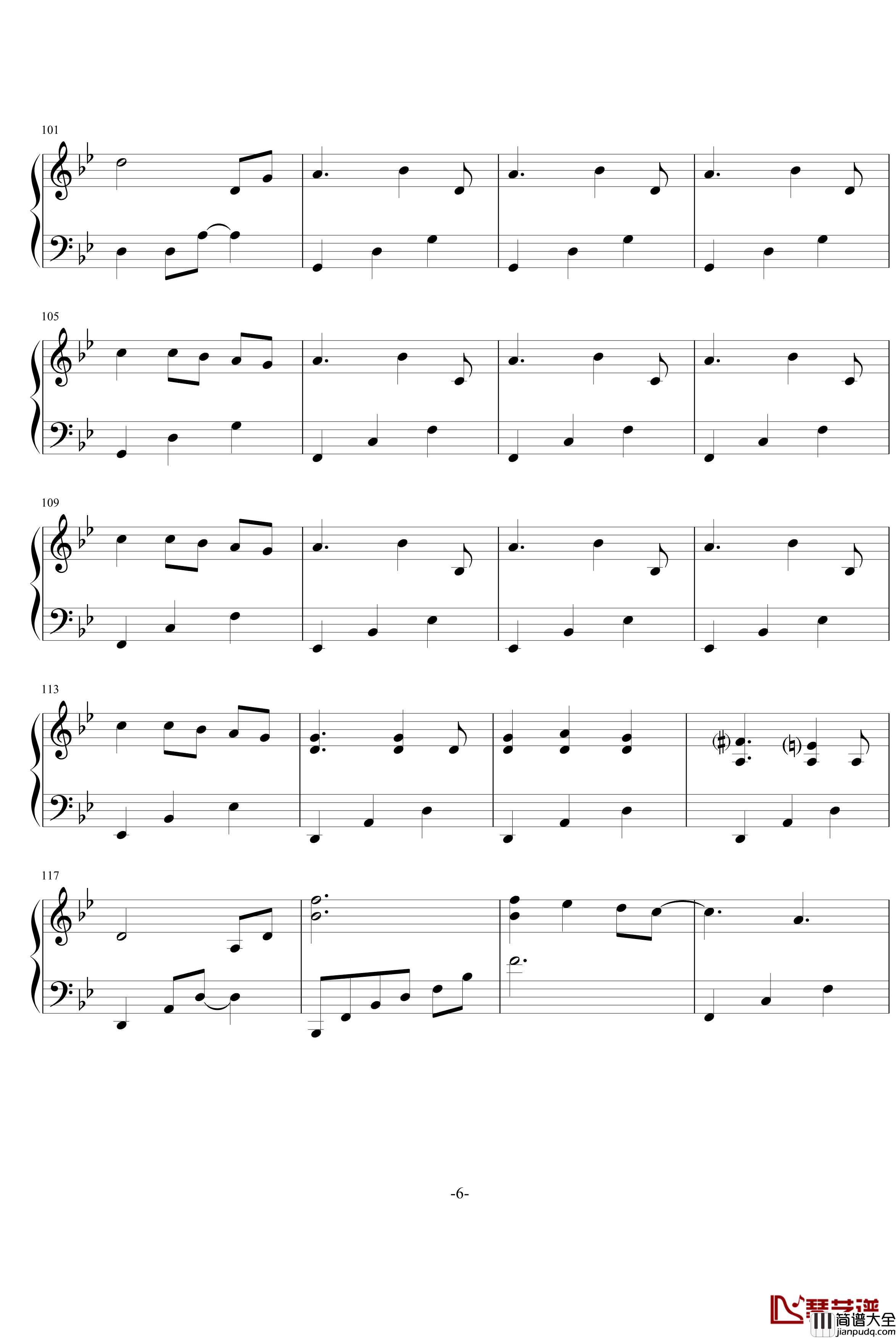 Greensleaves钢琴谱_世界名曲