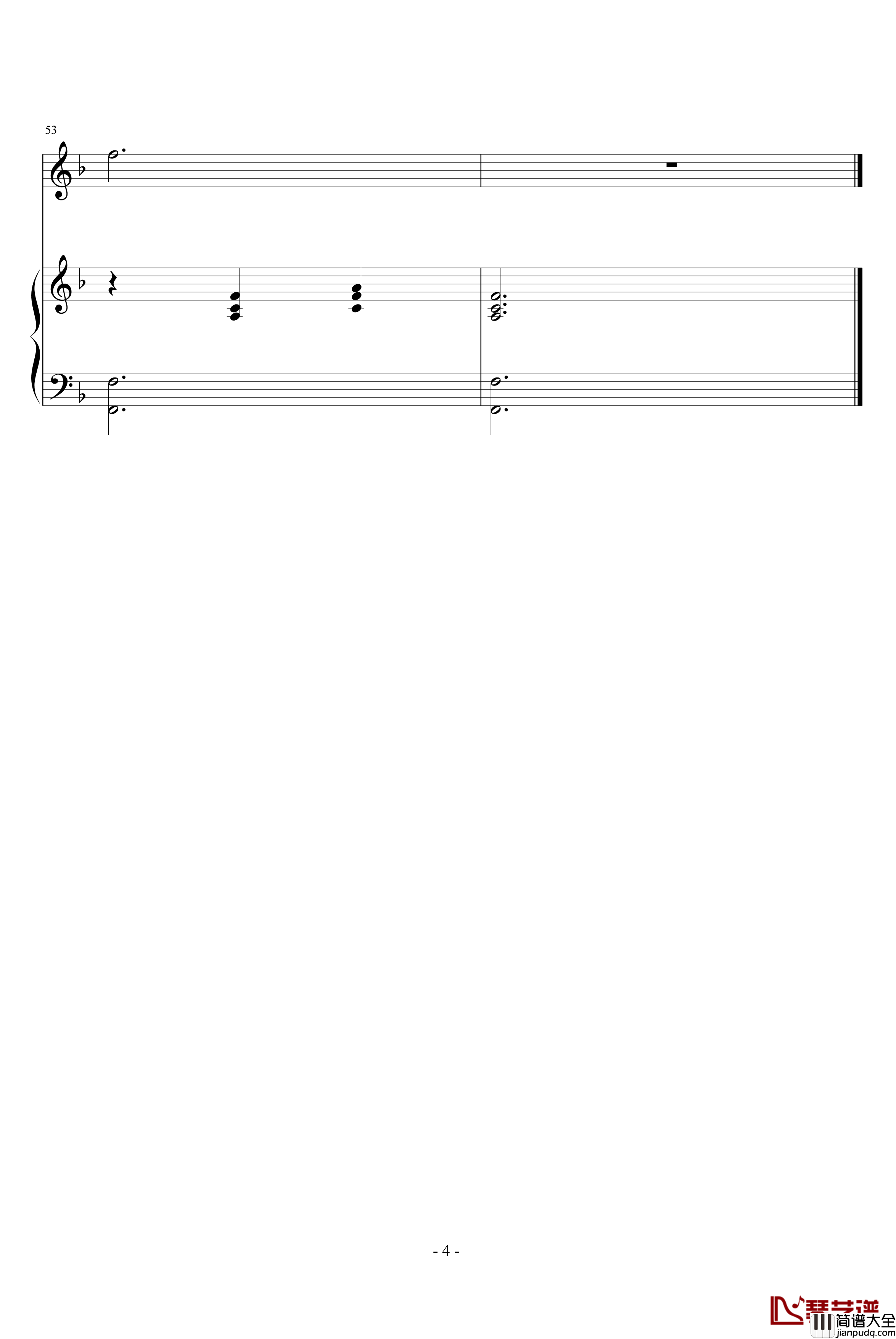 浪漫圆舞曲钢琴谱_周羽喆