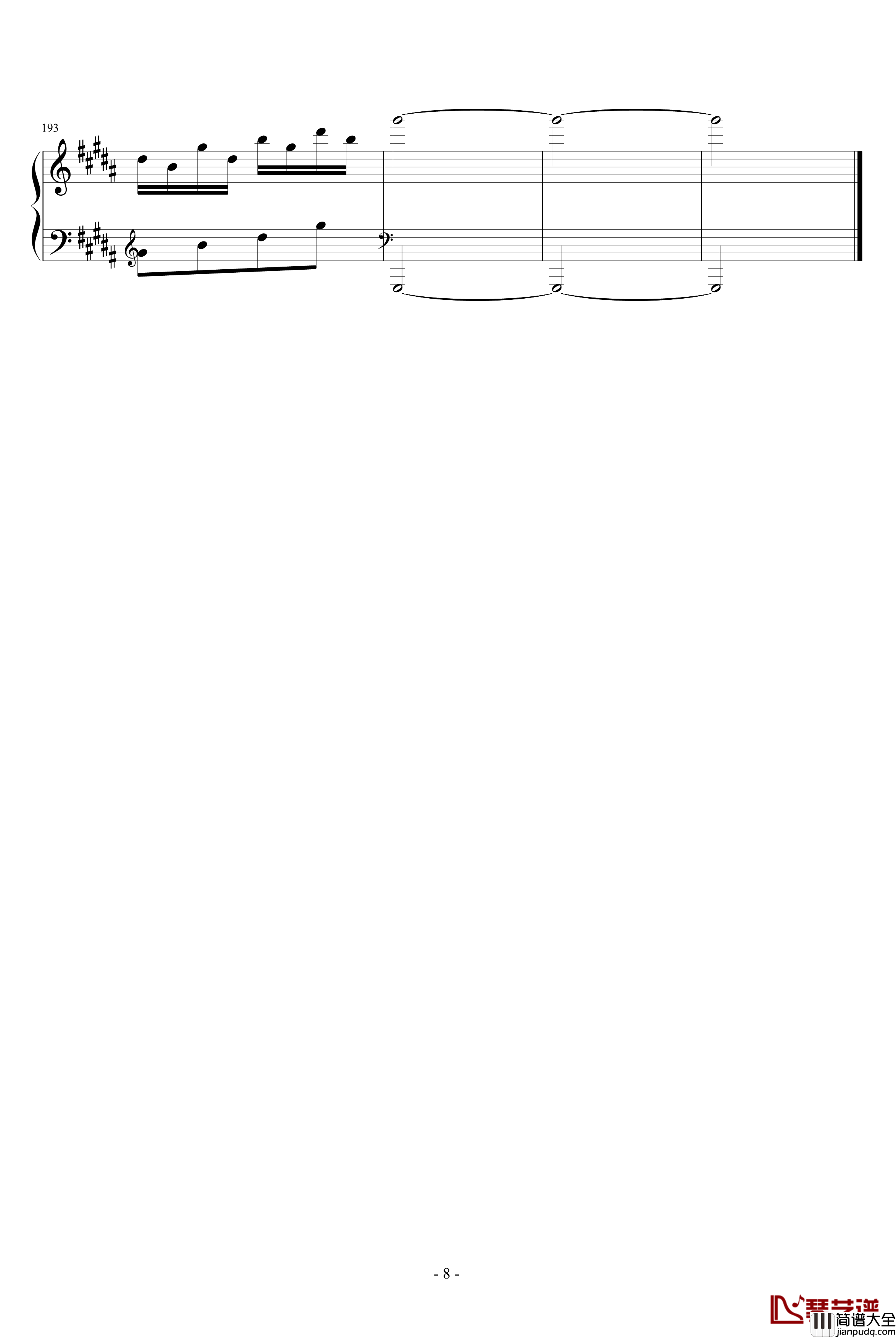 Bloody_Tears钢琴谱_游戏_Castlevania