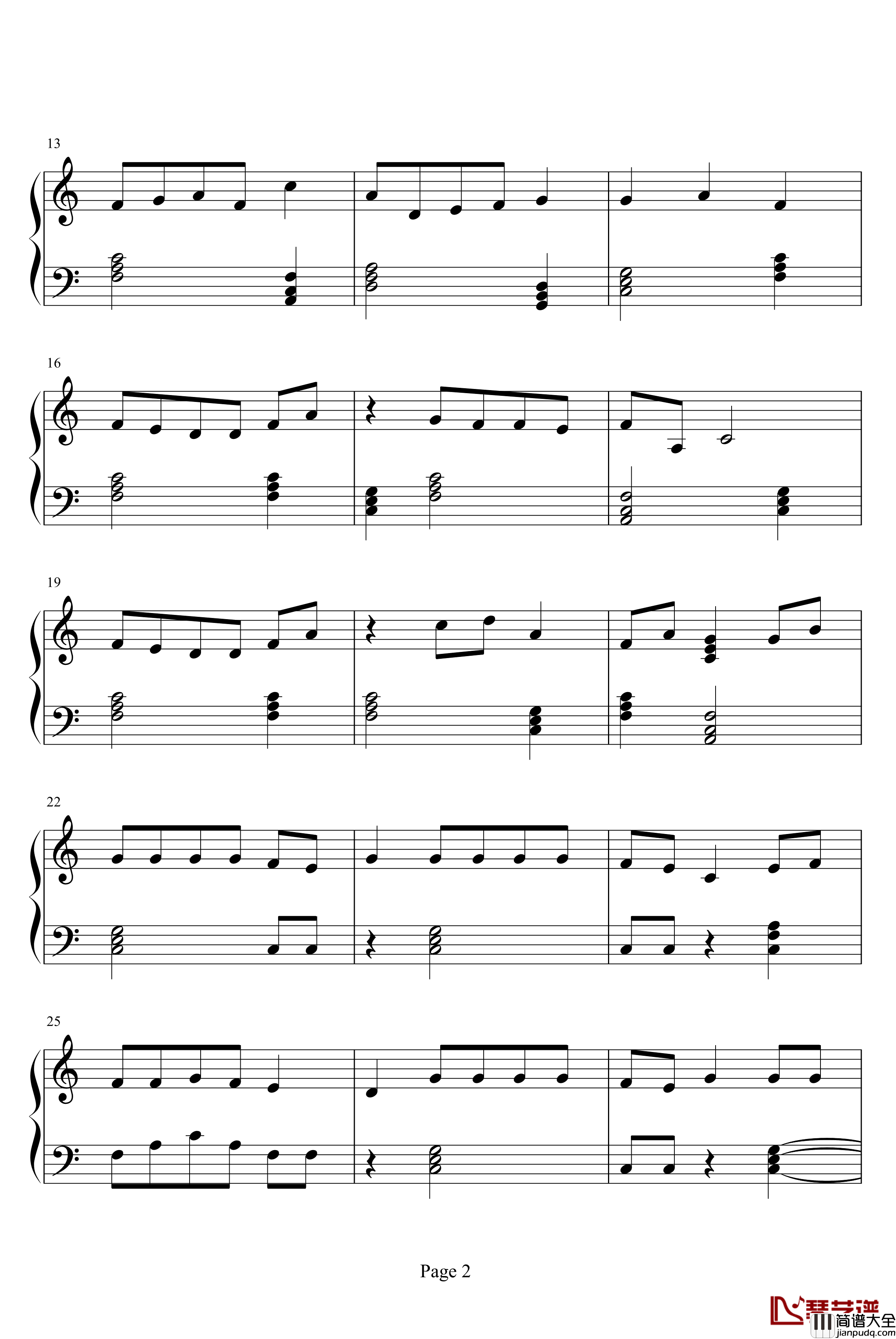 你是我的风景钢琴谱_罗军