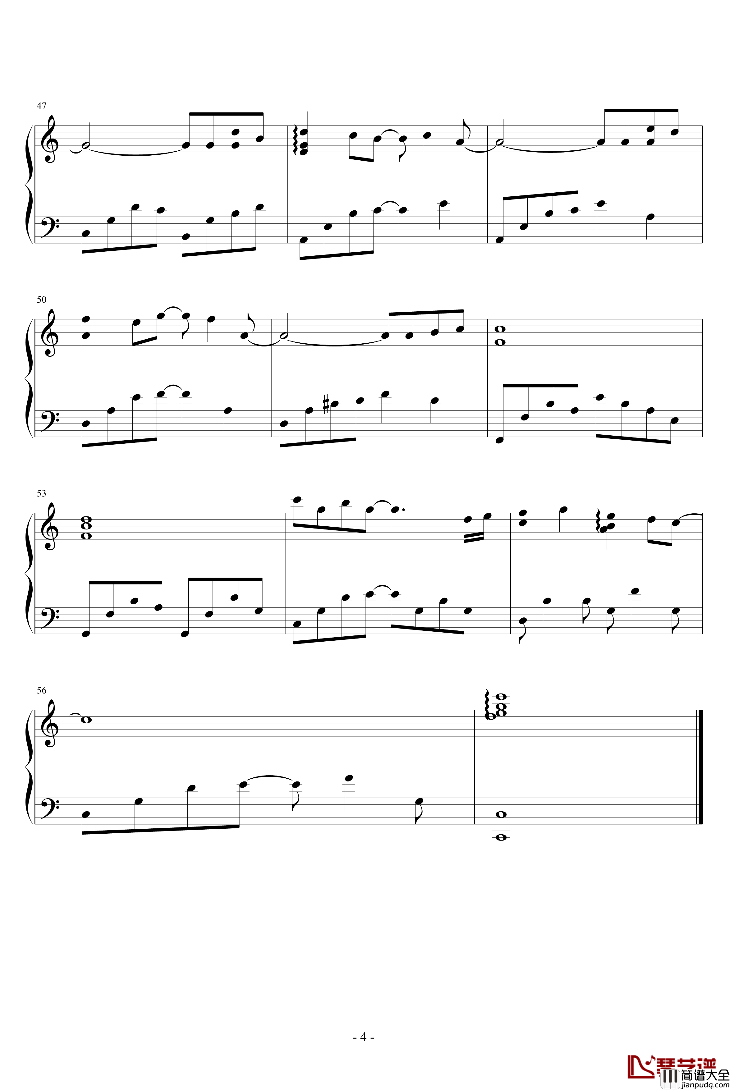 晚秋之吟钢琴谱_乱按流之一_钢琴叫兽