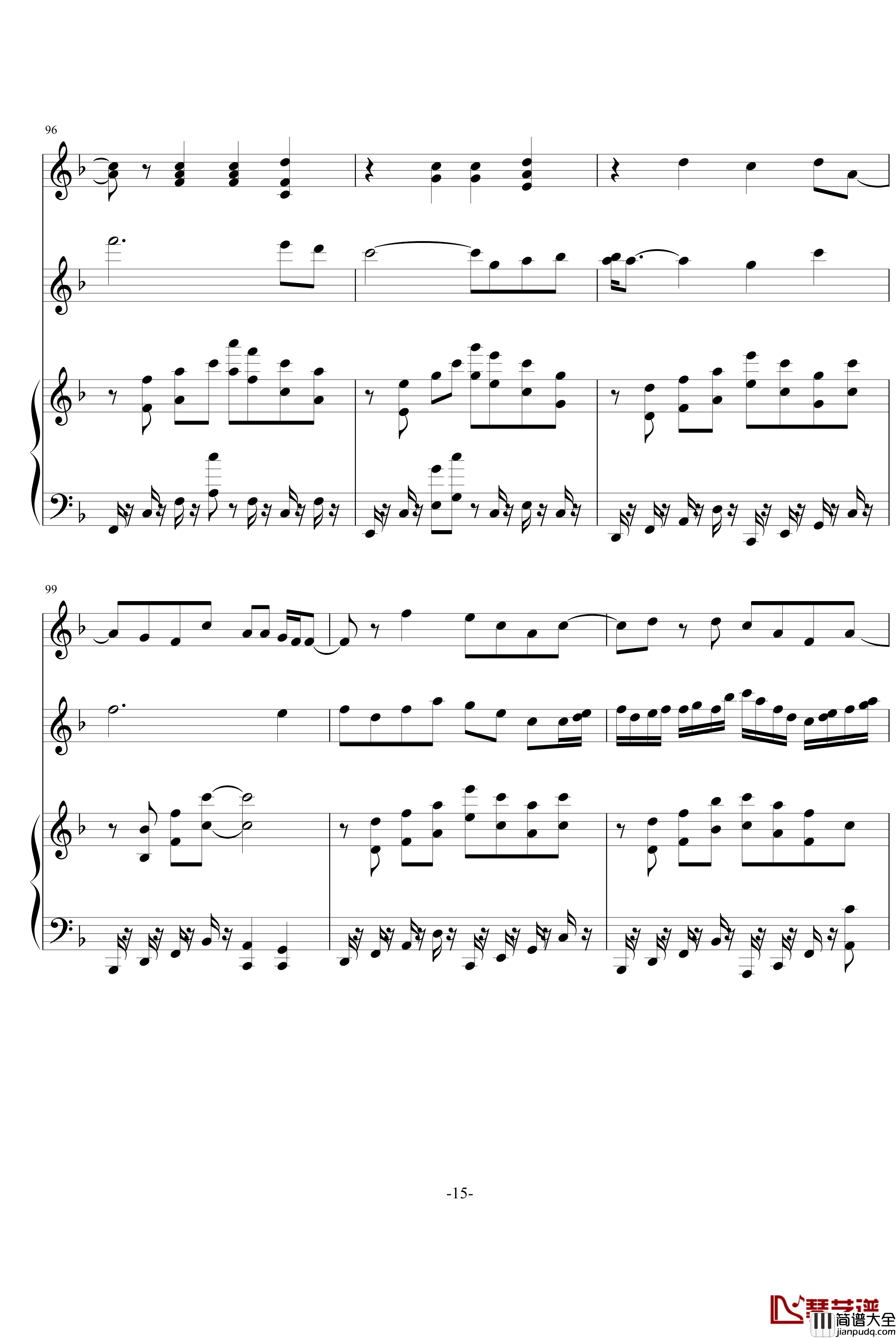 高达00_Trust_you钢琴谱_动漫影视