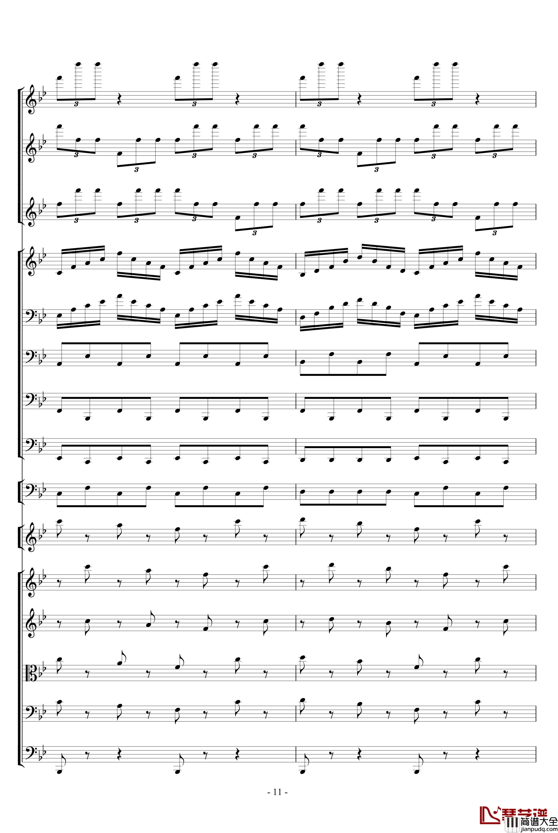 中国舞曲钢琴谱_柴科夫斯基_Peter_Ilyich_Tchaikovsky