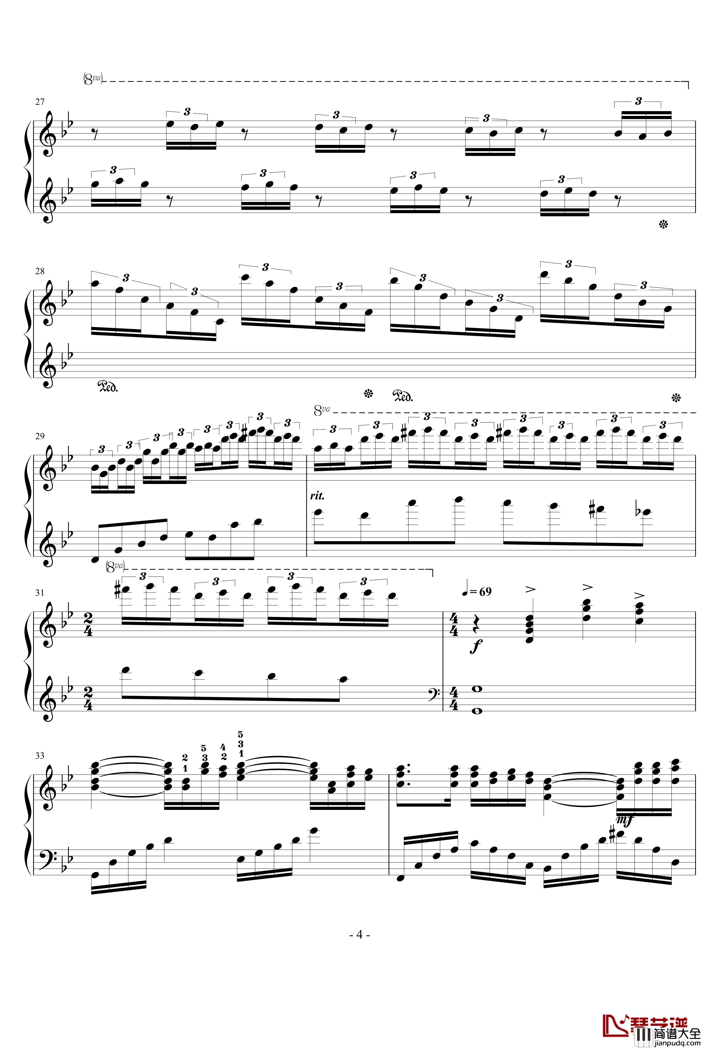 梦之祭钢琴谱_完美演奏谱_Ku.Klux.Klan