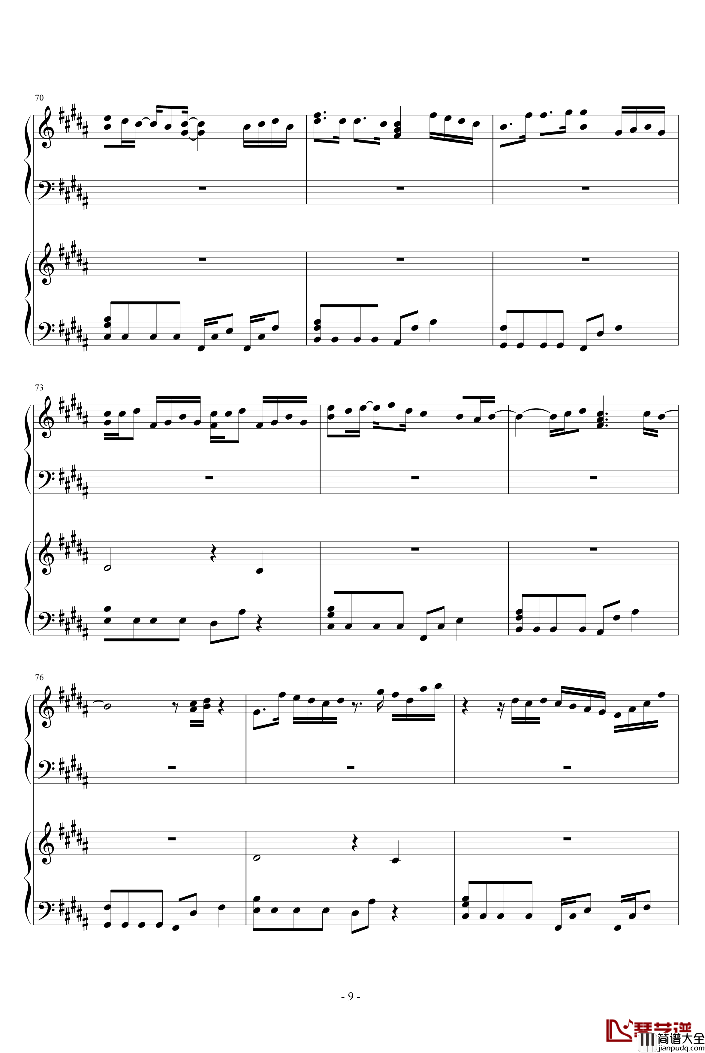 チェリッシュ_Cherish钢琴谱_piano_NEWS