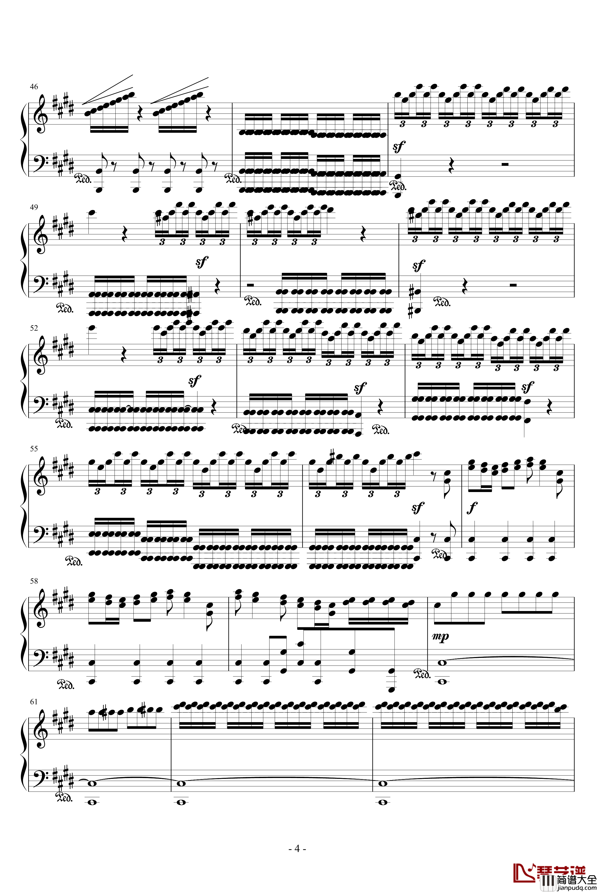 四季·春钢琴谱_维瓦尔第