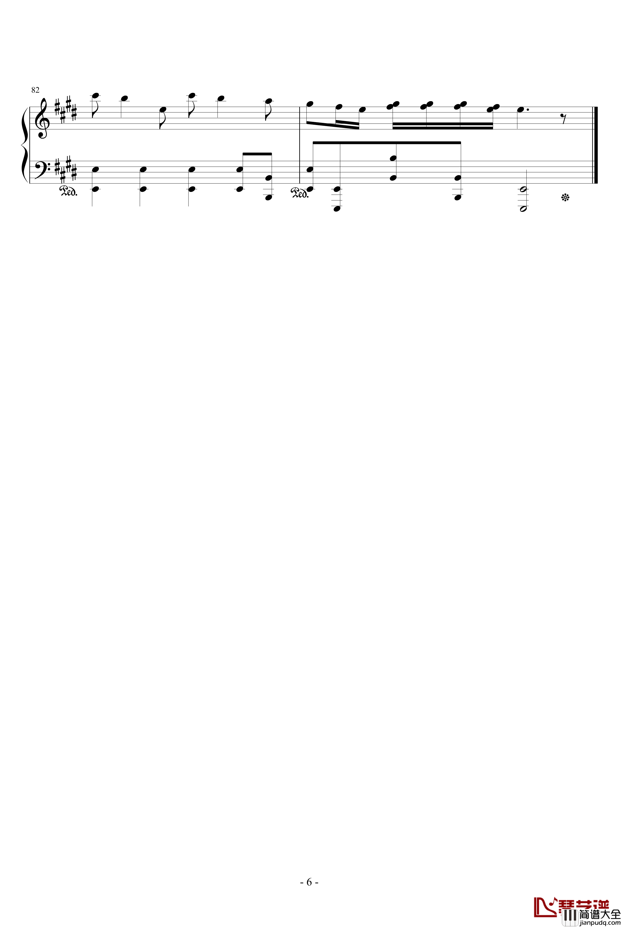 四季·春钢琴谱_维瓦尔第