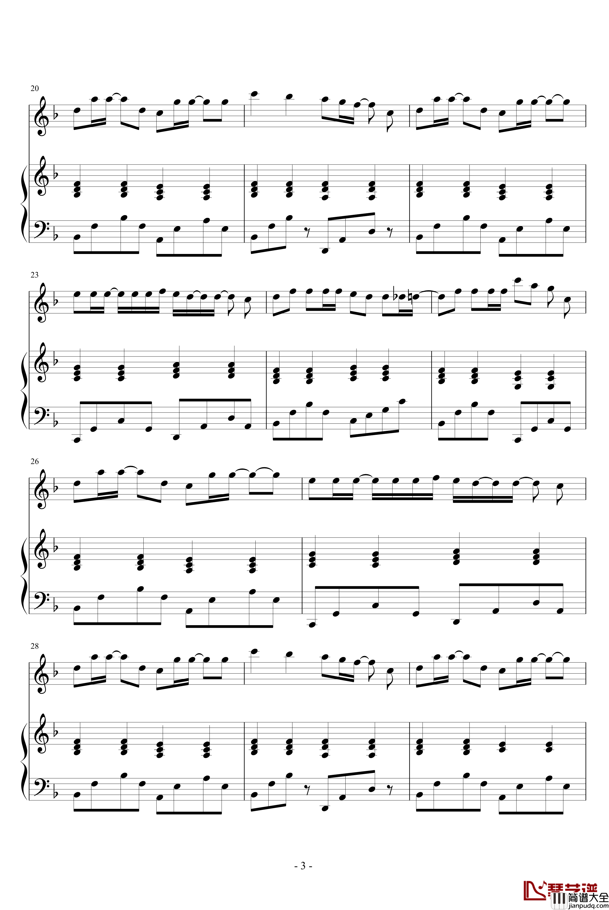 fragile钢琴谱_小事乐团_Every_Little_Thing