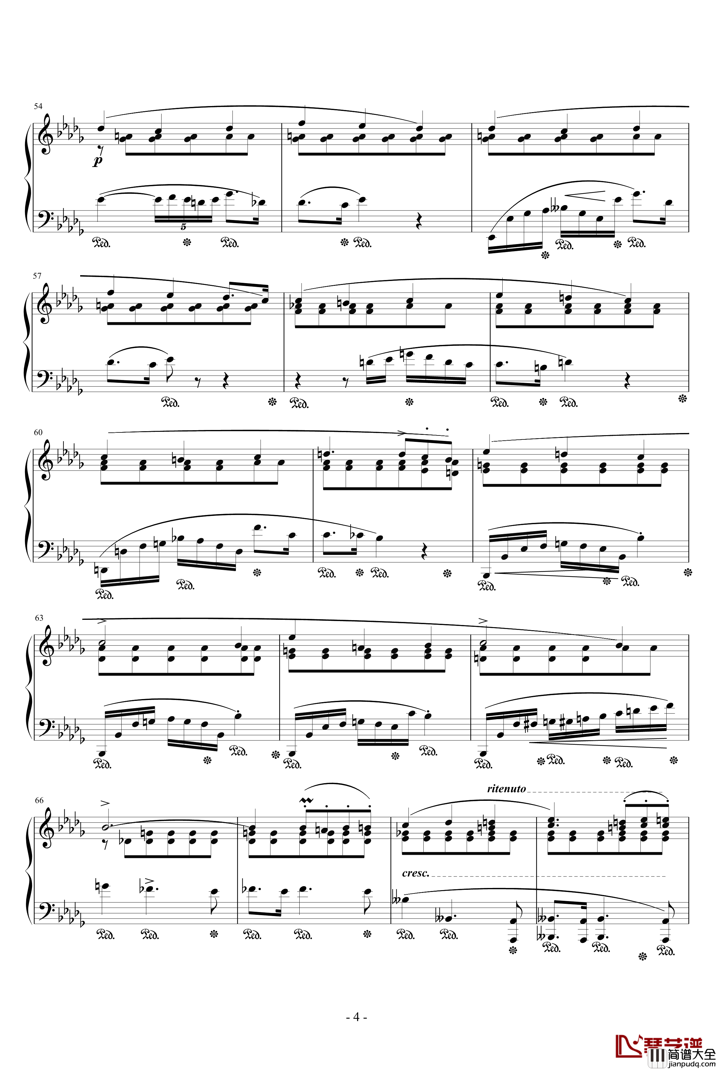 升c小调波罗乃兹舞曲钢琴谱_肖邦_chopin