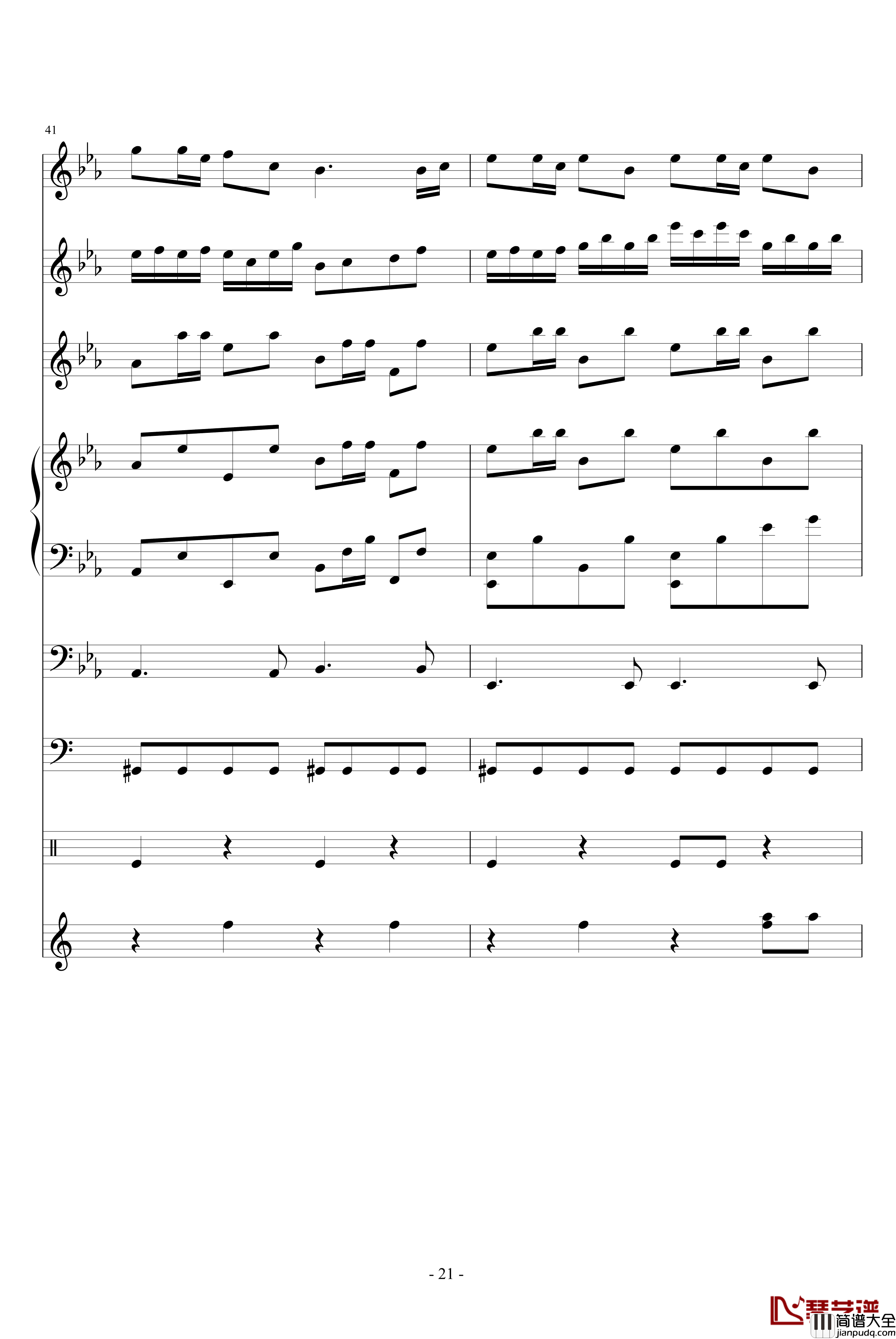 黄鹂鸣钢琴谱_血腥残阳