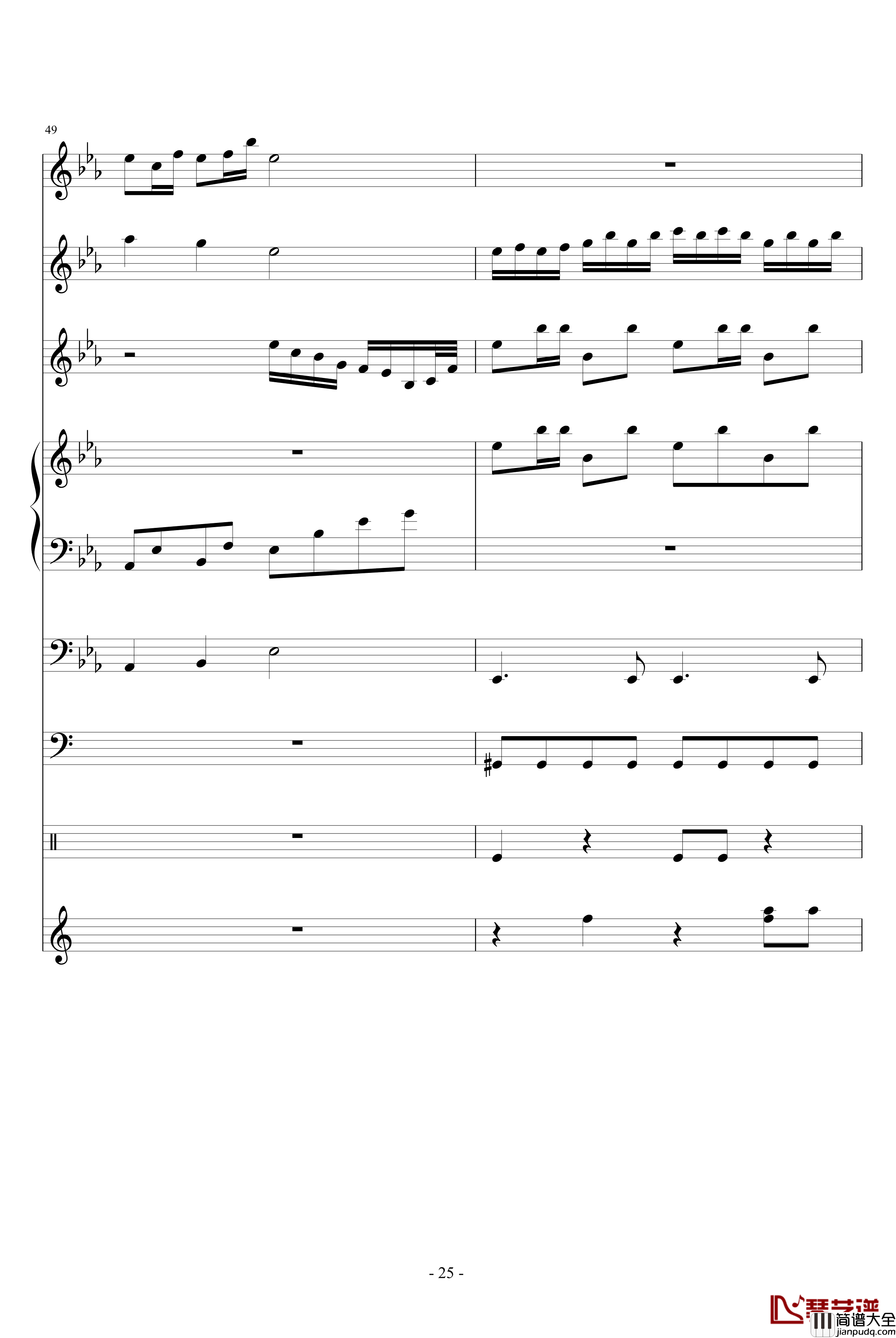 黄鹂鸣钢琴谱_血腥残阳