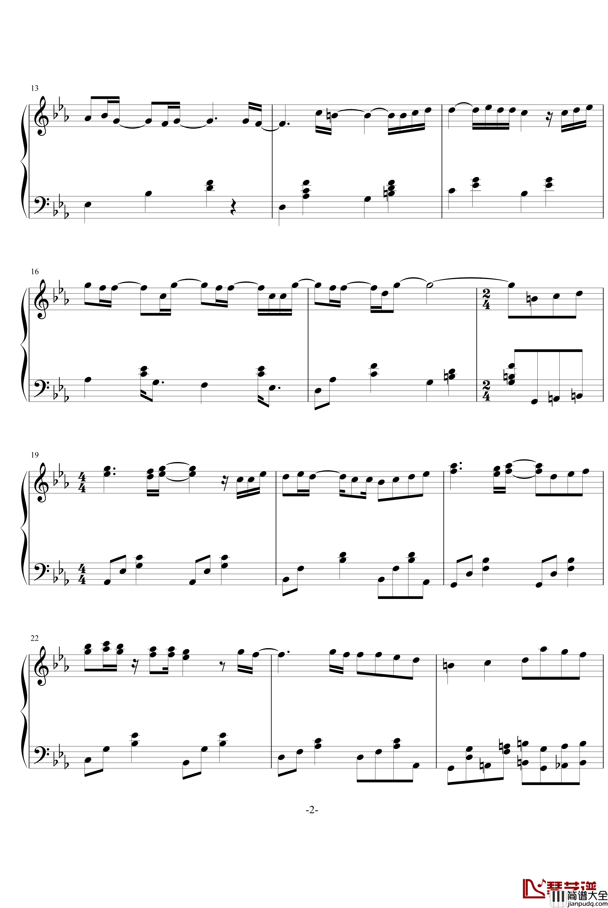 Taxi钢琴谱_东方神起