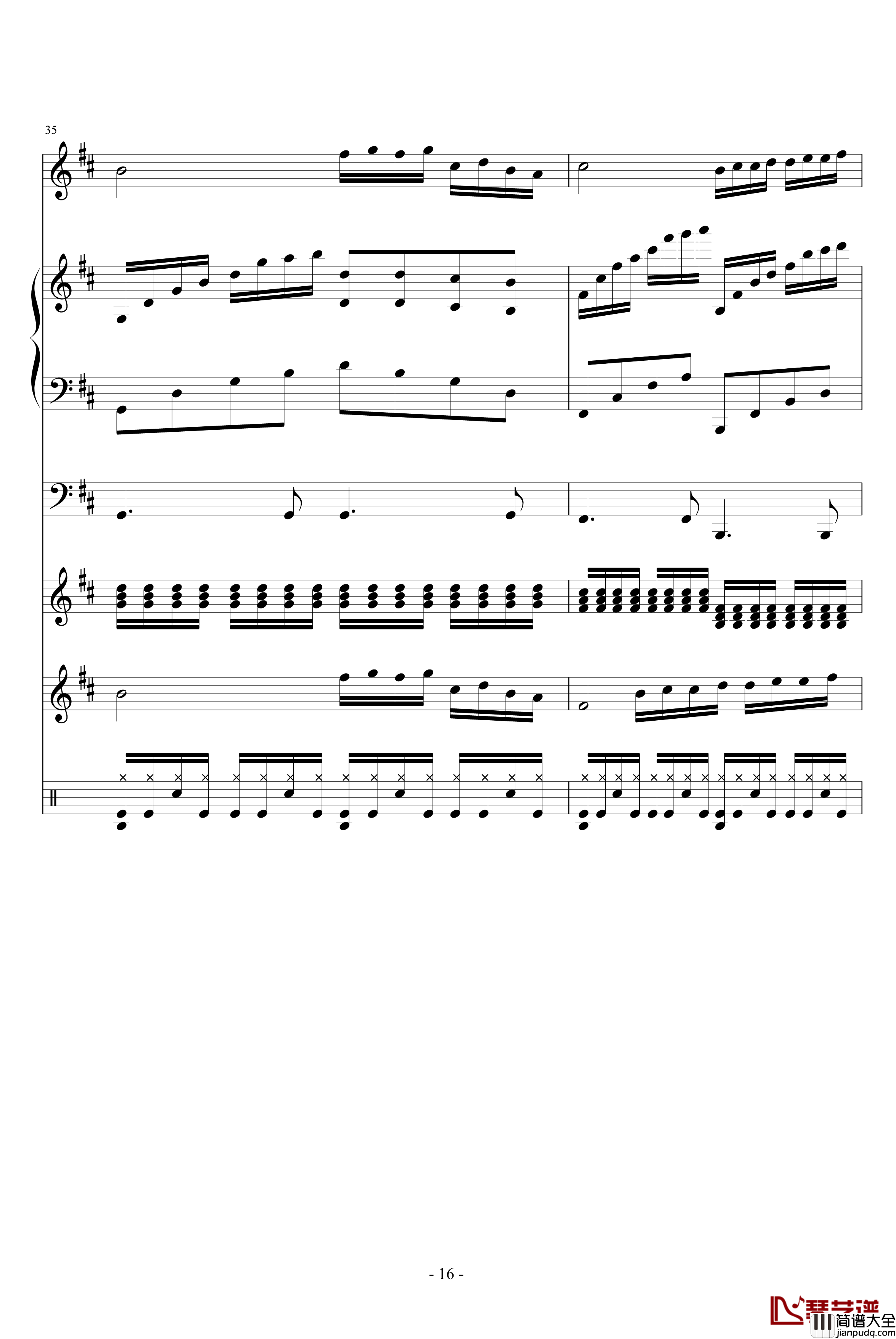 HOLD_YOUR_HANDS钢琴谱_血腥残阳