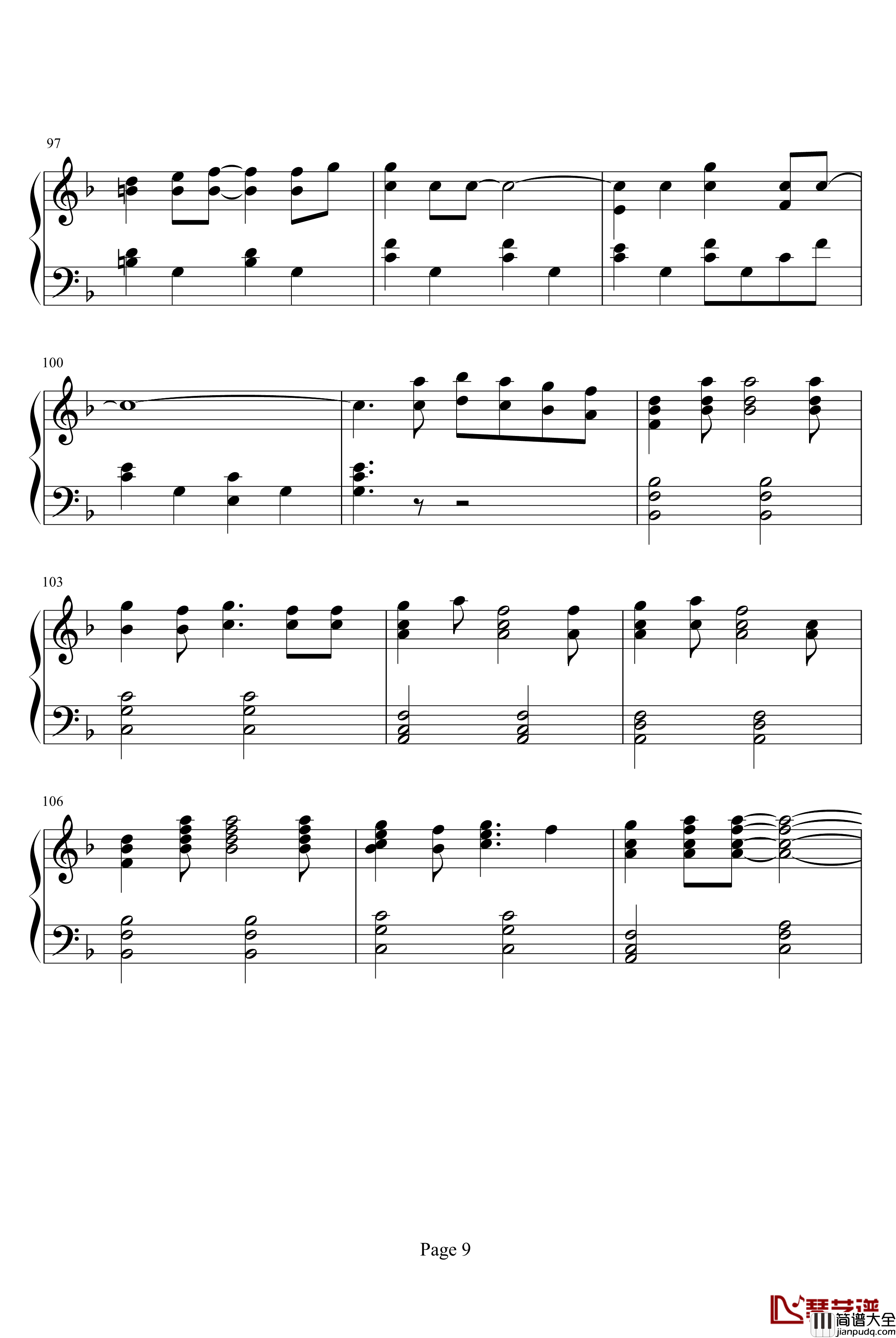 Love_Chronicle钢琴谱_影视