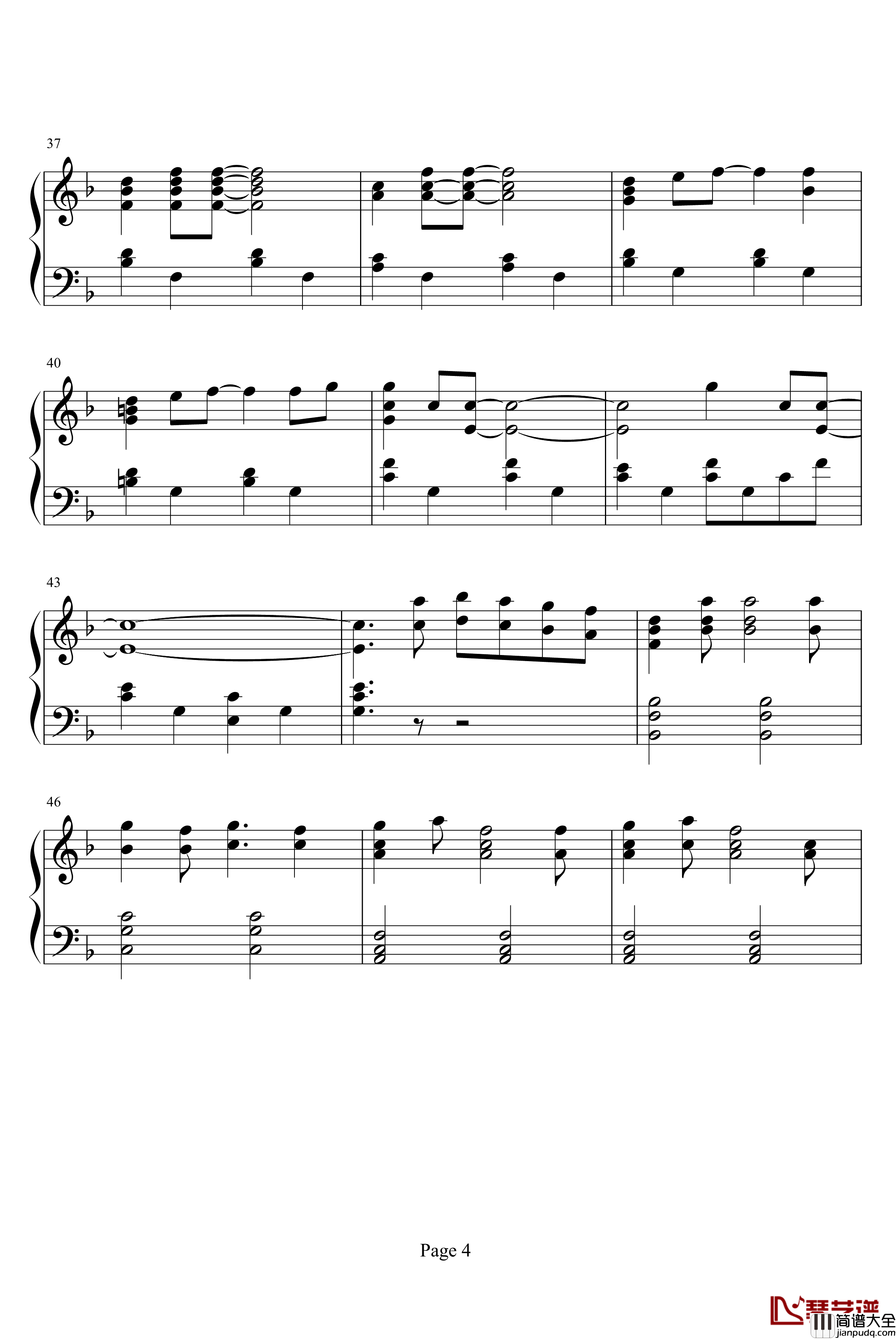 Love_Chronicle钢琴谱_影视