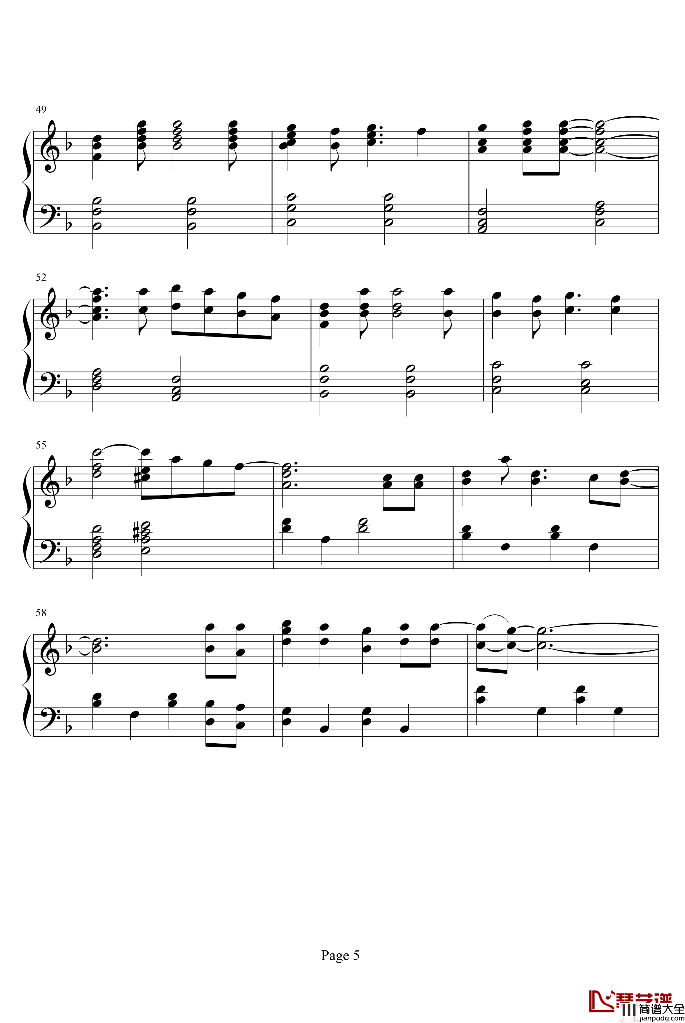 Love_Chronicle钢琴谱_影视